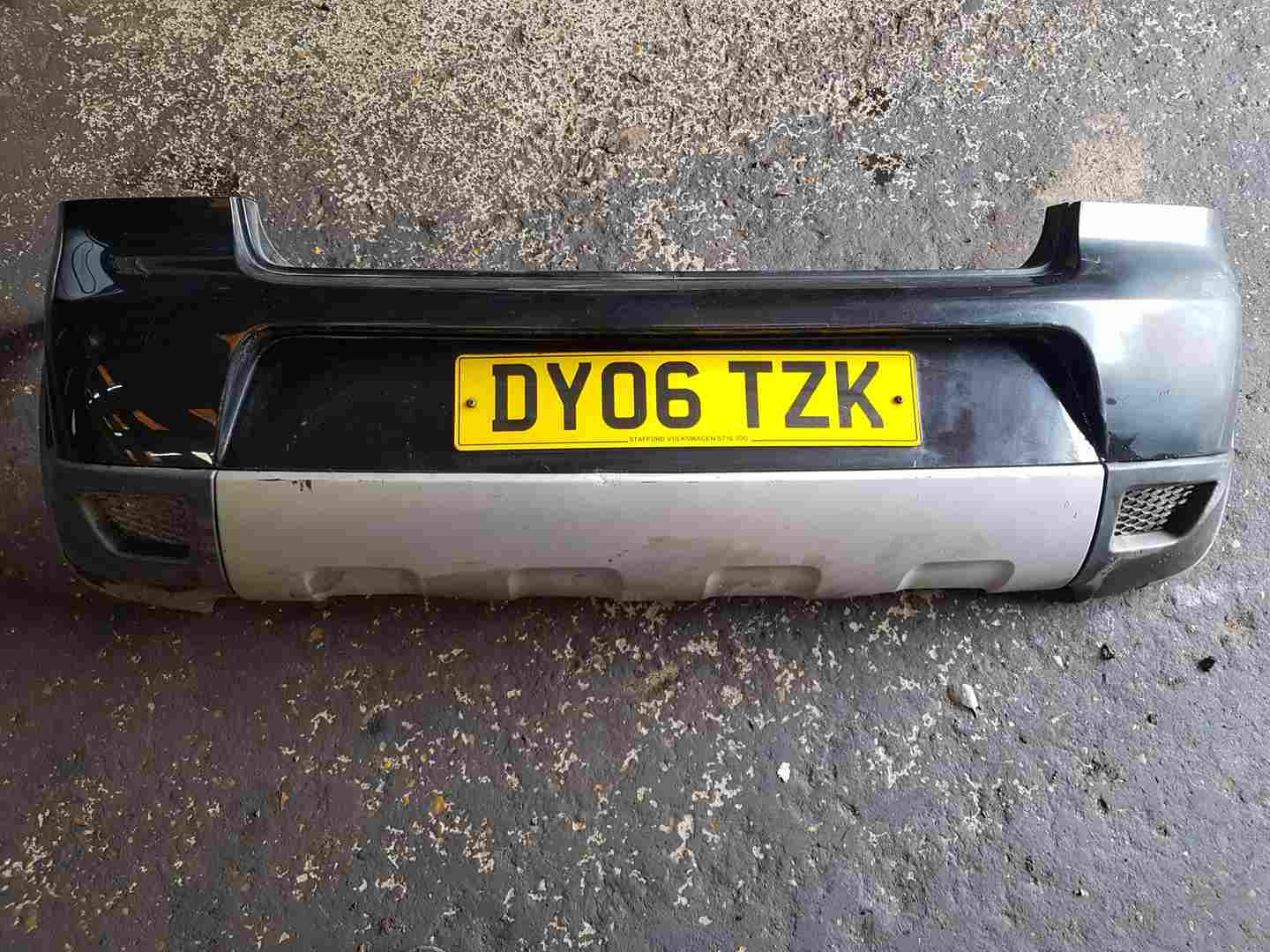 Volkswagen Polo Cross Dune 9N3 2006-2008 Rear Bumper Black Lc9z