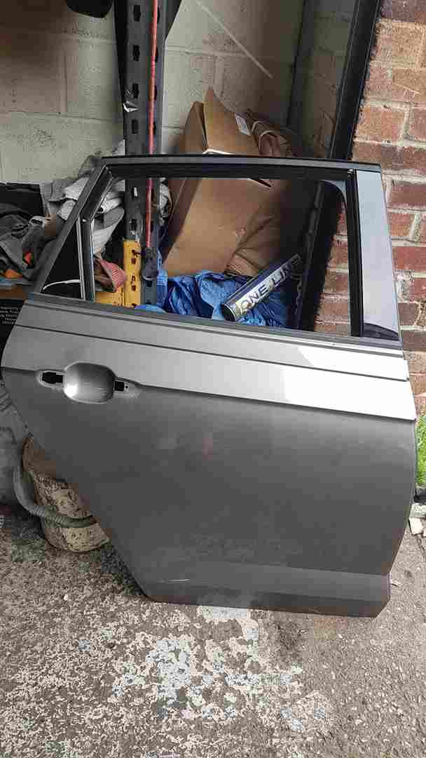 Volkswagen Polo MK6 2017-2023 Drivers OSR Rear Door Grey La7n