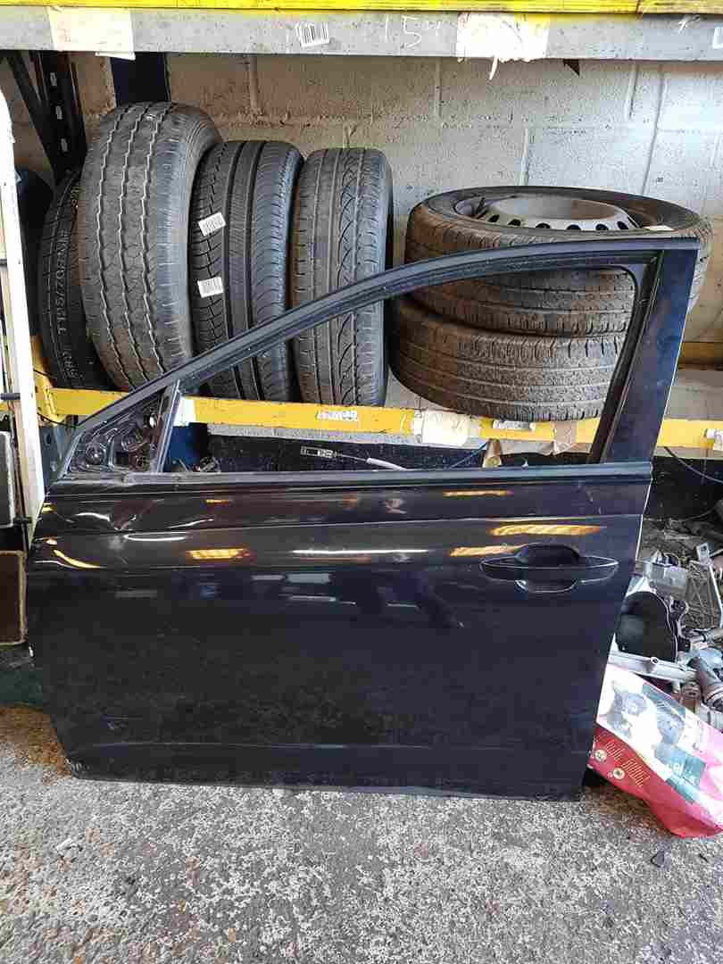 Volkswagen Polo MK6 2017-2023 Passenger NSF Front Door Black Lc9x 5dr