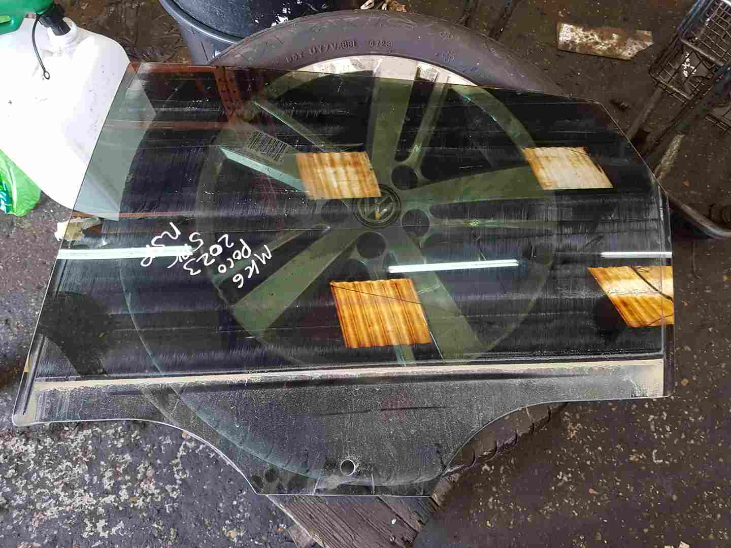 Volkswagen Polo MK6 2017-2023 Passenger NSR Rear Window Glass