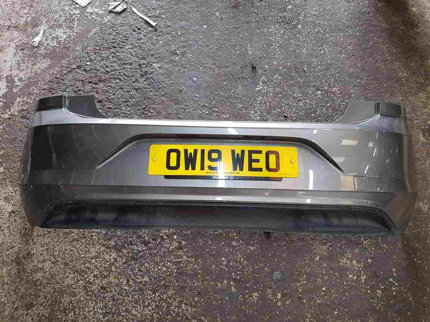 Volkswagen Polo MK6 2017-2023 Rear Bumper Grey La7n