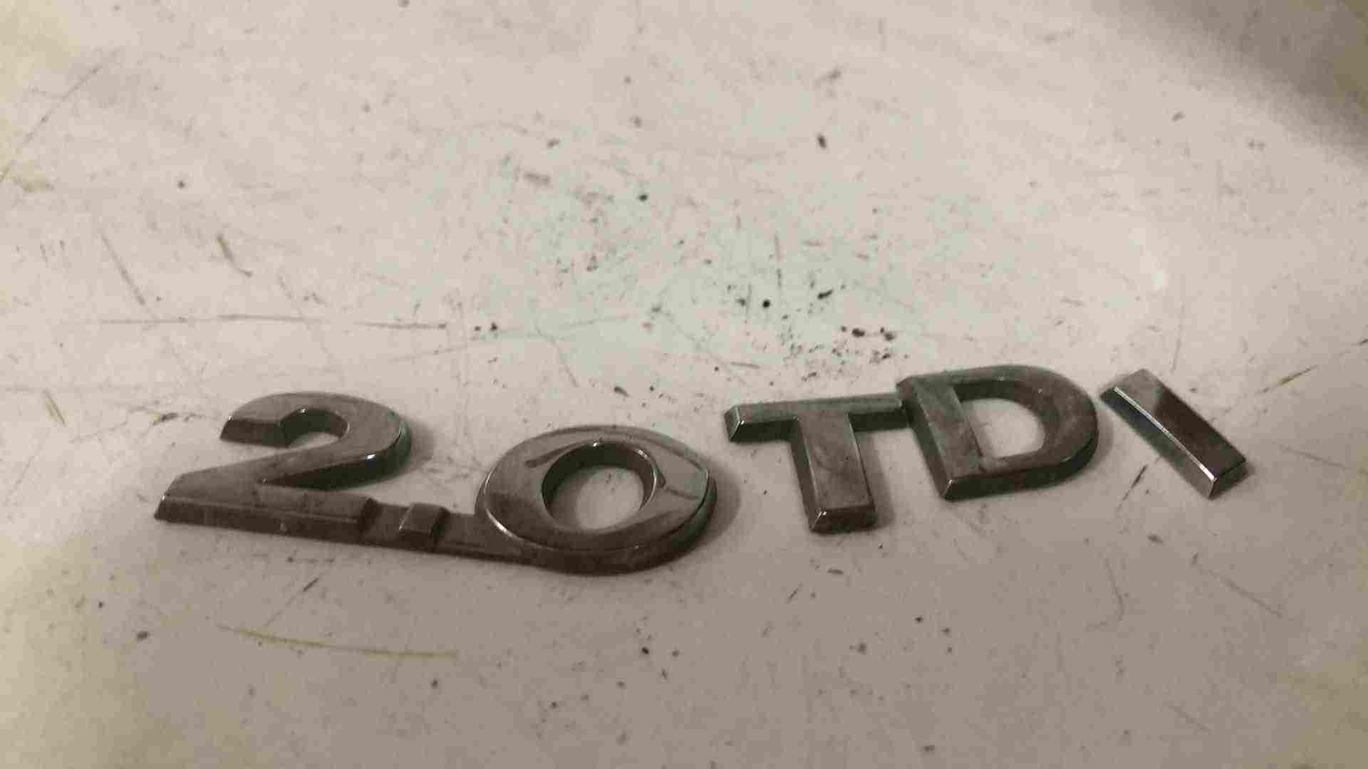 Volkswagen Scirocco 2.0 TDI 2008-2014 Rear Boot Badge Letters Decal