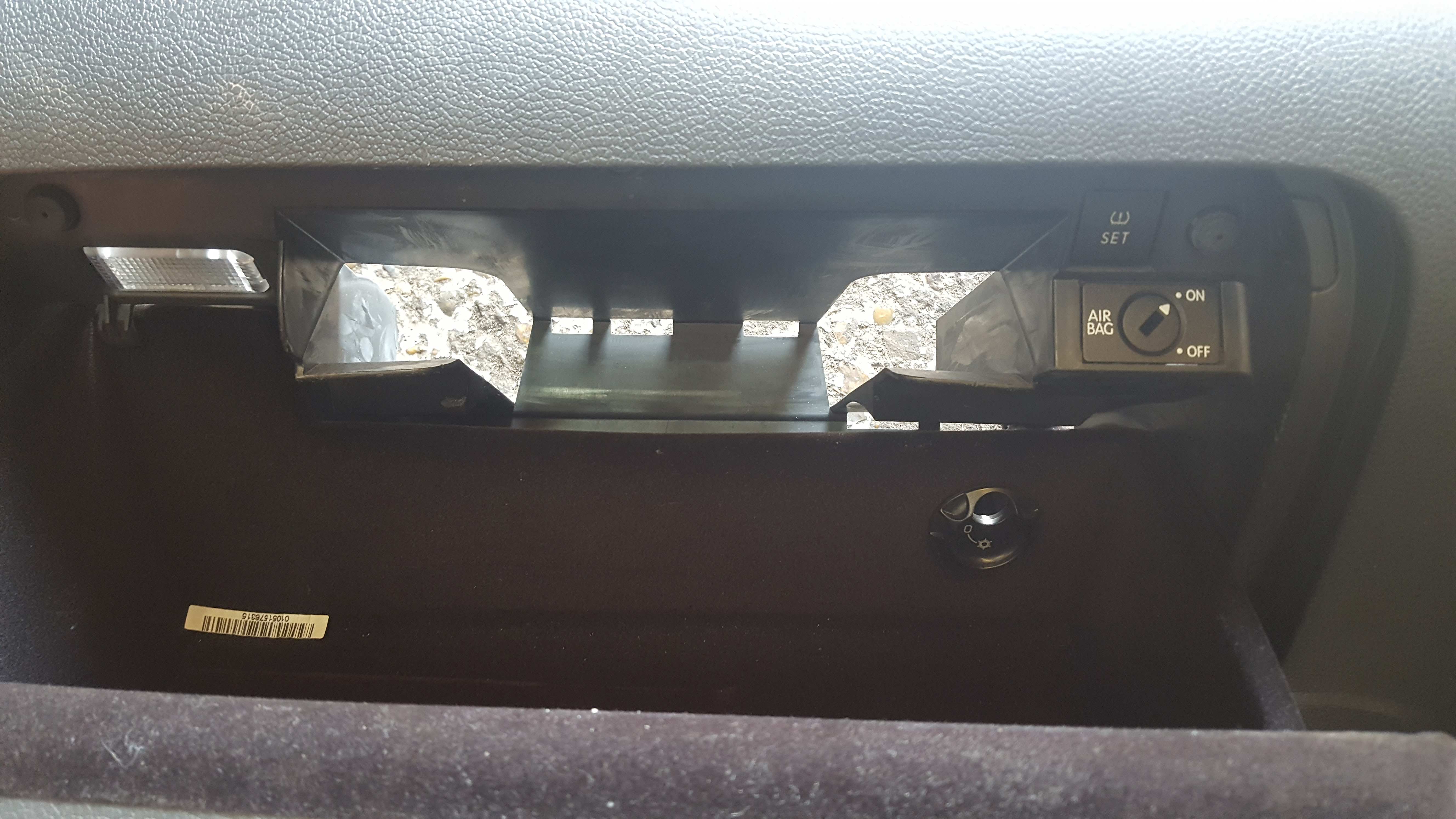 Volkswagen Scirocco 2008-2014  Dashboard Glove Box Compartment 1K2857290