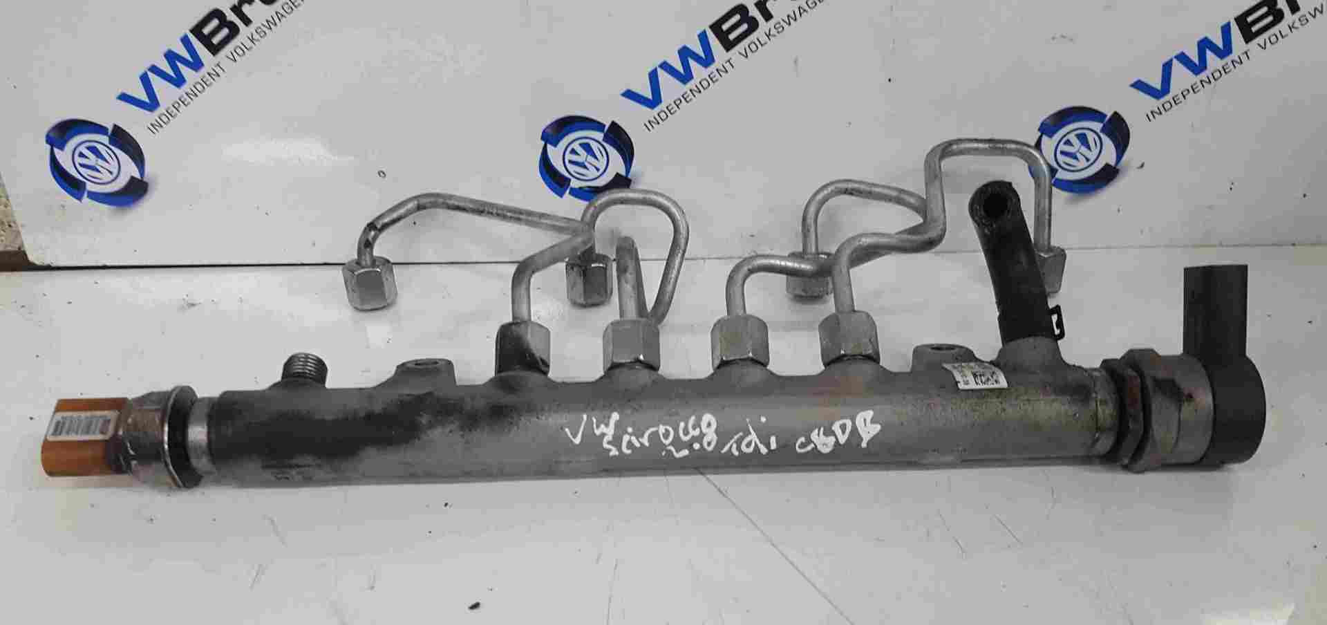 Volkswagen Scirocco 2008-2014 2.0 TDi Fuel Rail + Sensor CBDB