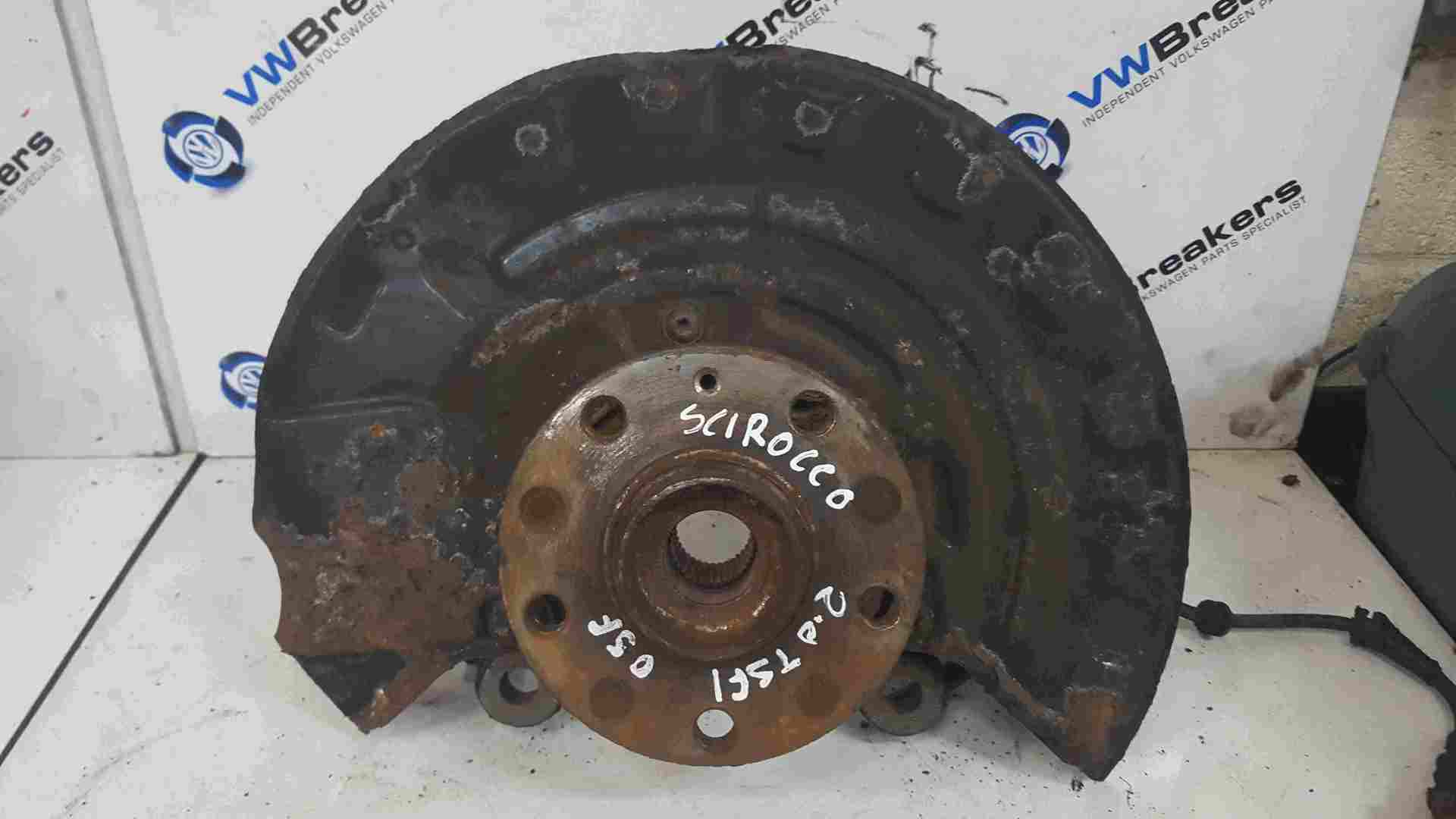 Volkswagen Scirocco 2008-2014 2.0 Tfsi Drivers OSF Front Wheel HUB
