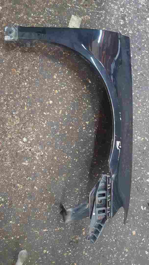 Volkswagen Scirocco 2008-2014 Drivers OSF Front Wing Black LC9Z Damaged 3/5