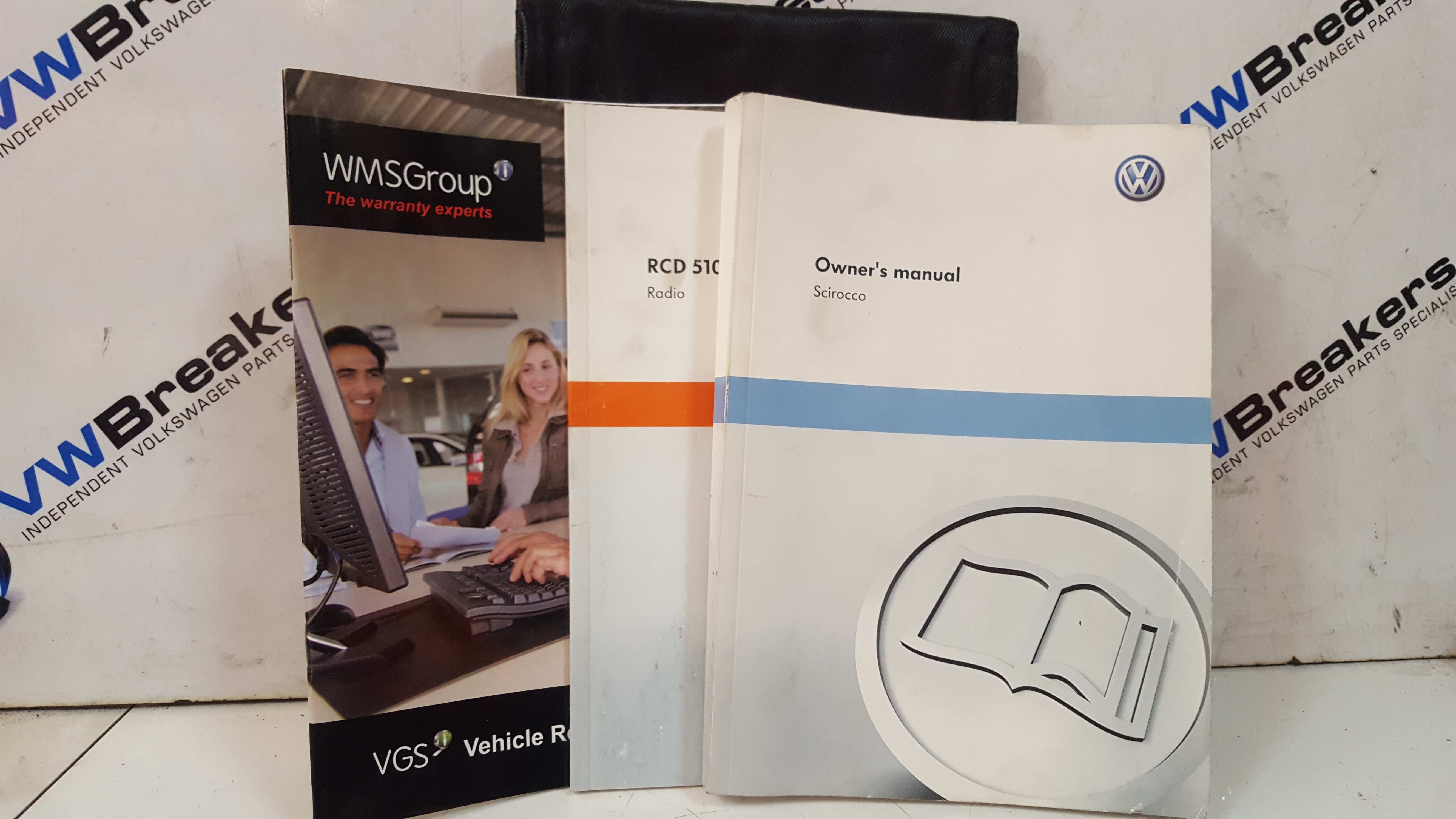 Volkswagen Scirocco 2008-2014 Owners Manual   Handbook 