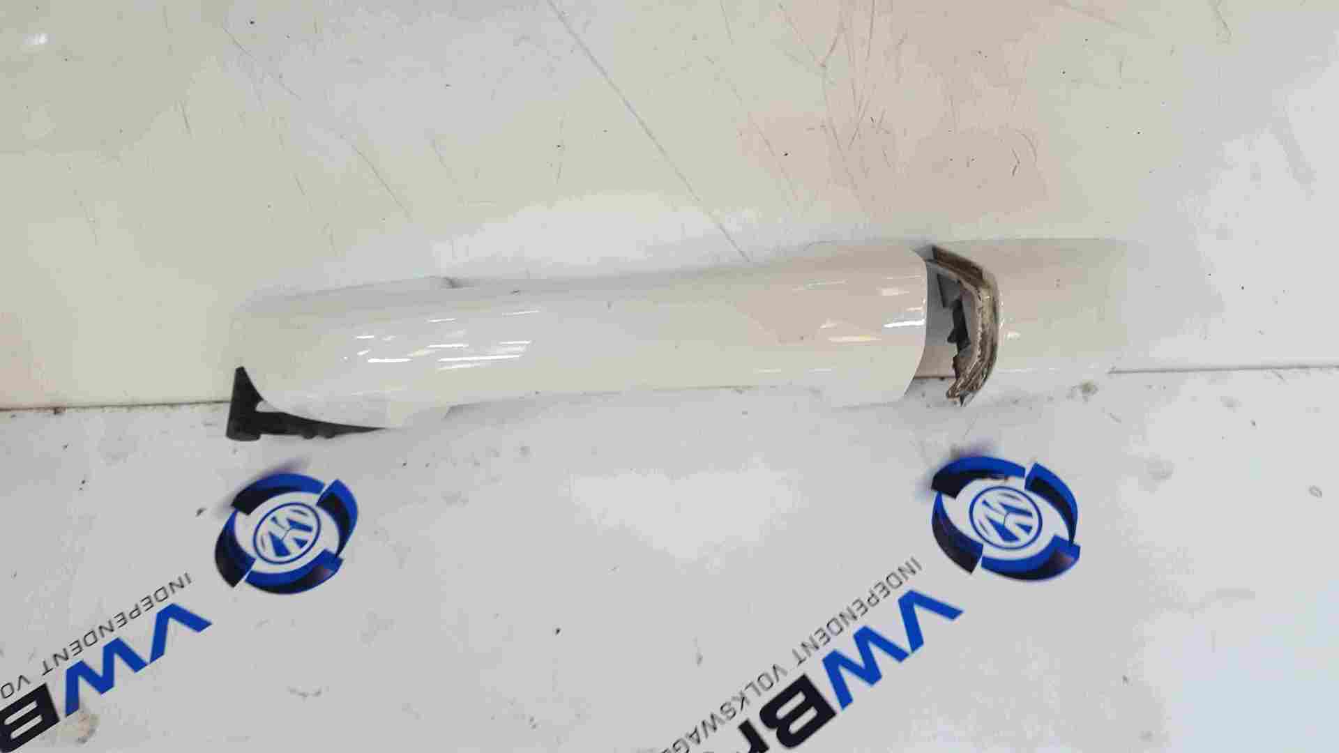 Volkswagen Scirocco 2008-2014 Passenger NSF Front Door Handle White 1K8837205F