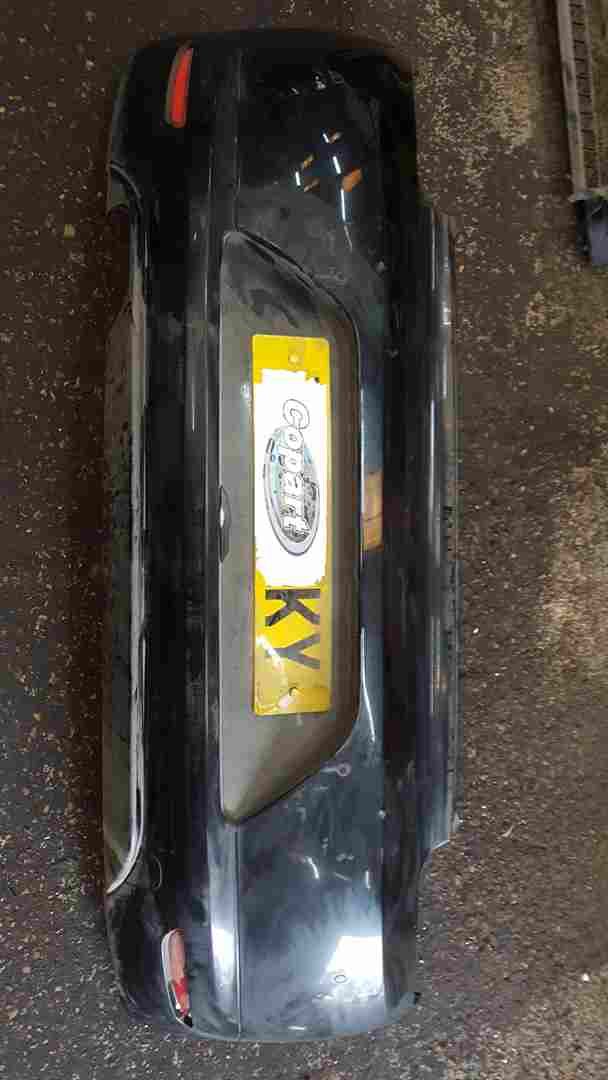 Volkswagen Scirocco 2008-2014 Rear Bumper Black Lc9x + Reversing Sensors