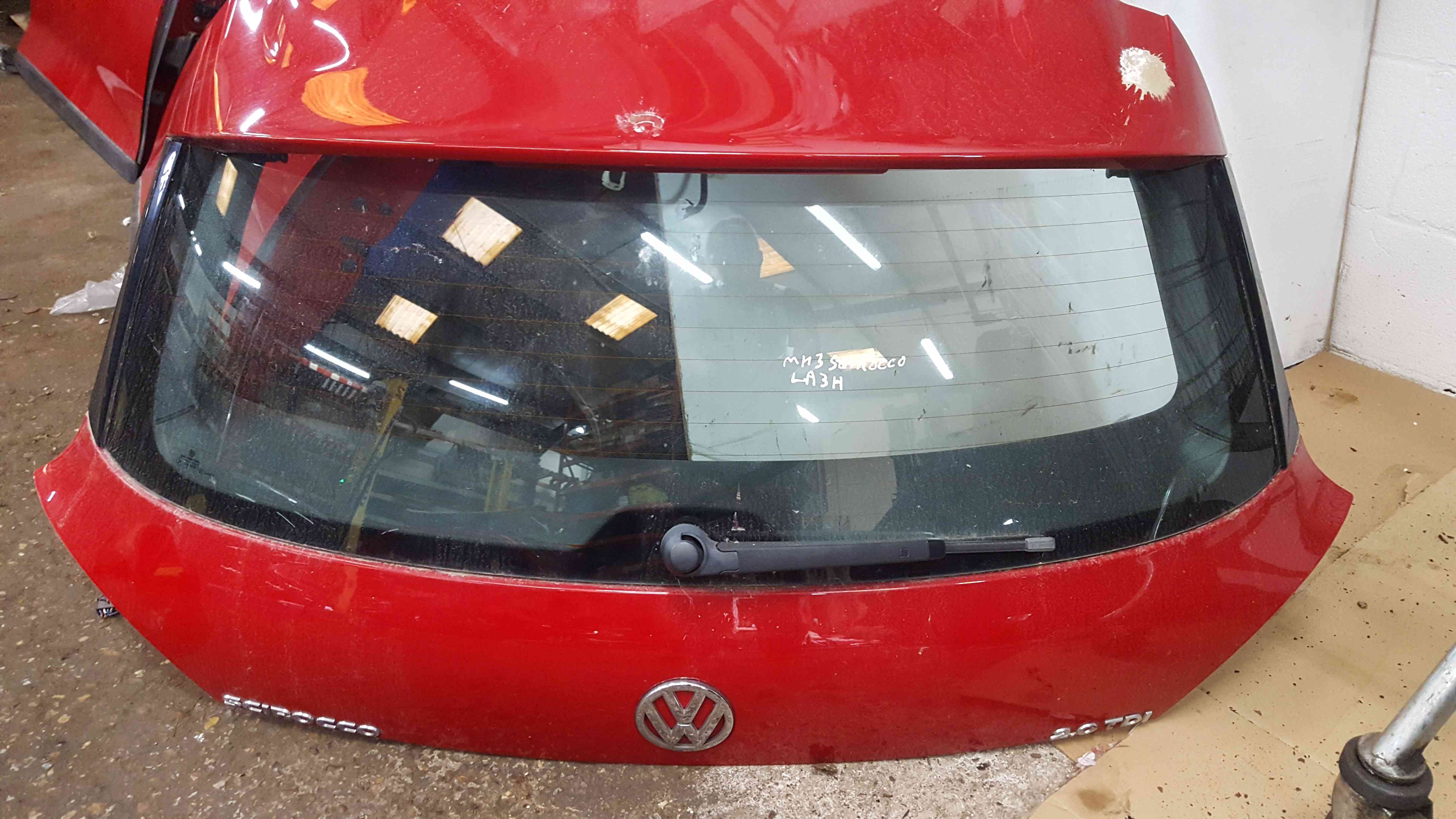 Volkswagen Scirocco 2008-2014 Rear Tailgate Boot RED La3h
