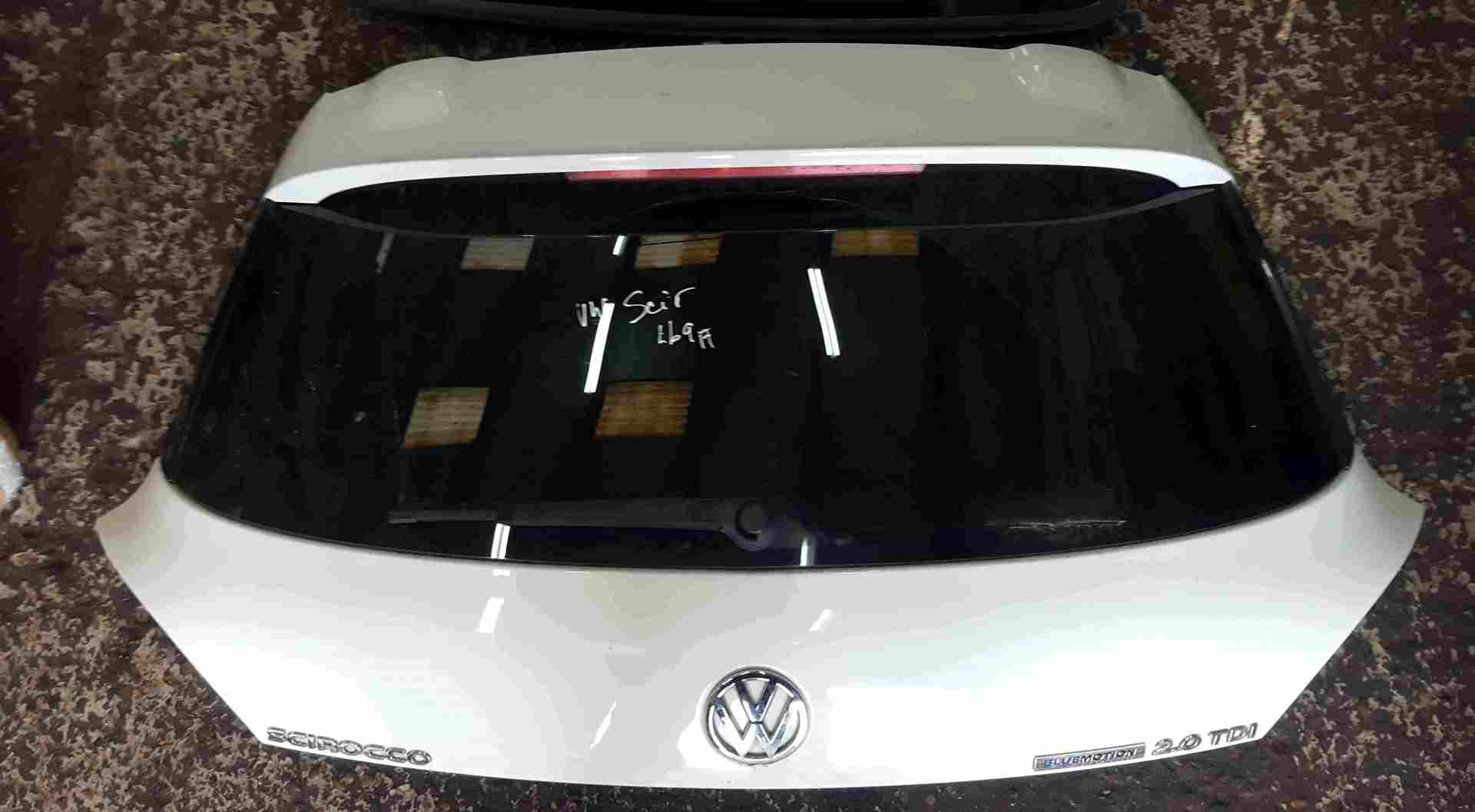 Volkswagen Scirocco 2008-2014 Rear Tailgate Boot White LB9A