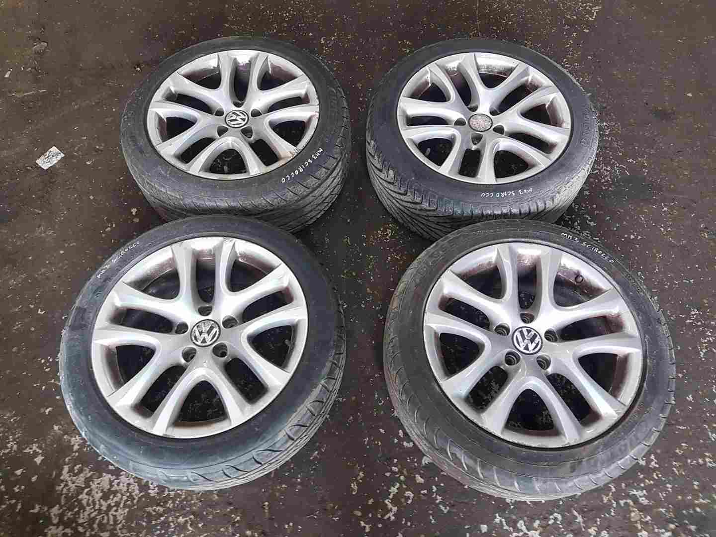 Volkswagen Scirocco 2008-2014 Ronal Alloy Wheels SET X4 Silver 17Inch 4/5