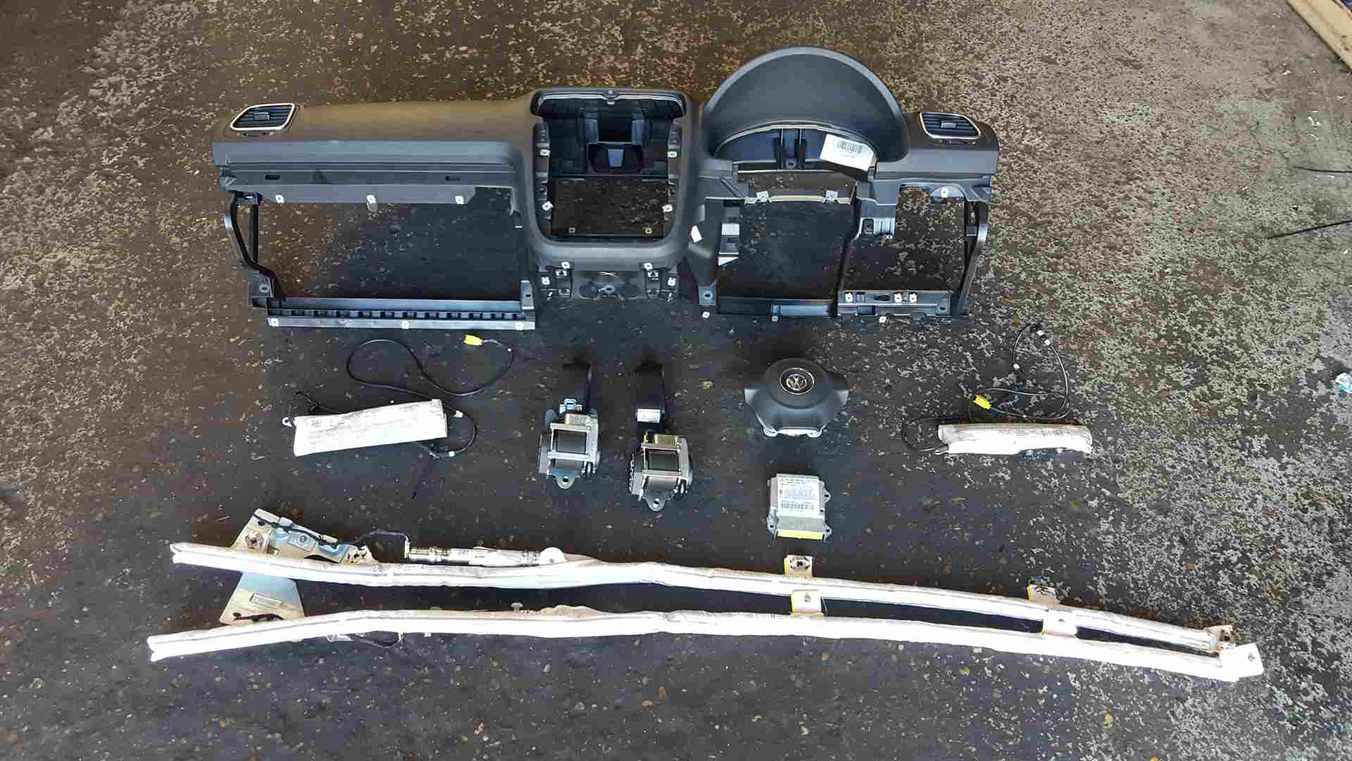 Volkswagen Scirocco 2008-2016 Dashboard Seat Belt Driver BAG  1K8880242B