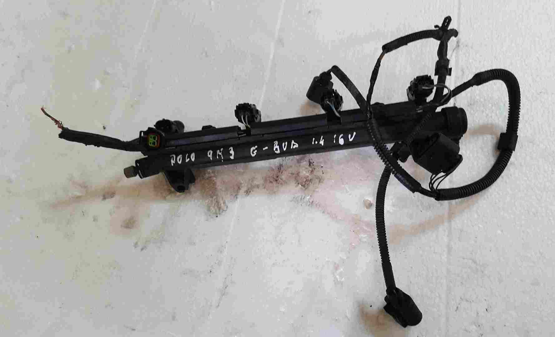 Volkswagen Seat Ibiza Polo 9N3 2006-2008 1.4 16v Fuel Injectors X4 + Rail BUD