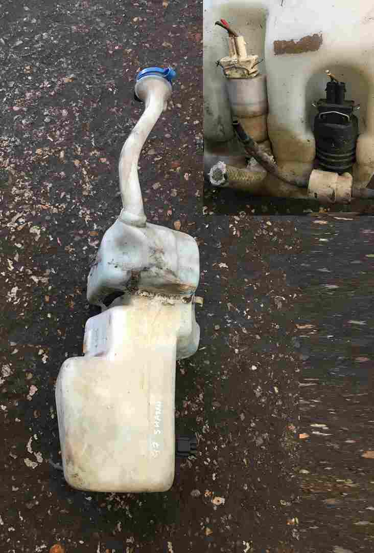 Volkswagen Sharan 1995-2003 Windscreen Washer Bottle + 2 Pumps Headlight Jet
