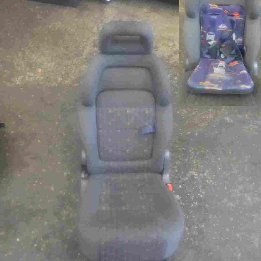 Volkswagen Sharan 2000-2003 Drivers OSR Rear Child Booster Seats Built In