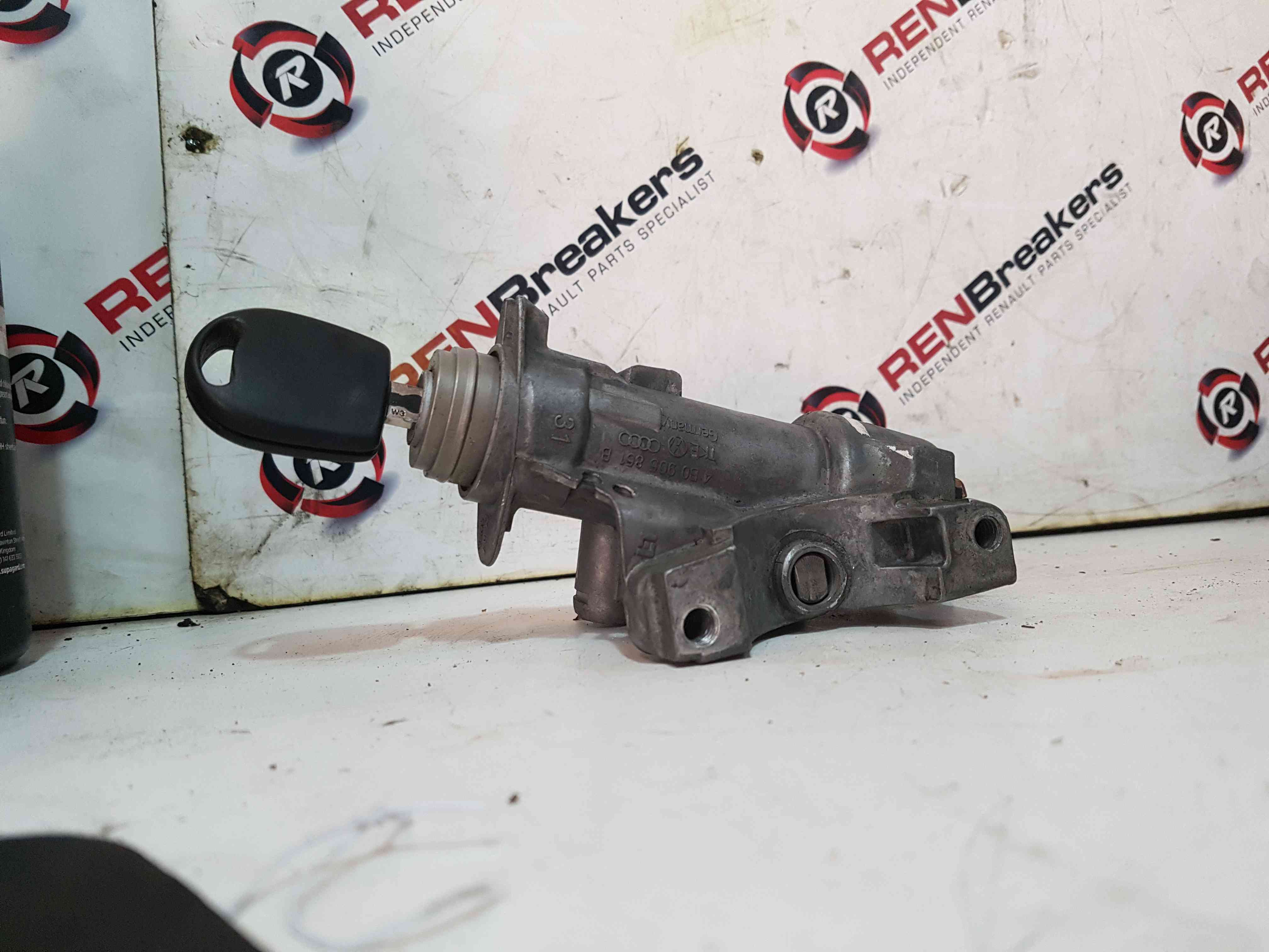 Volkswagen Sharan 2000-2003 Ignition Barrel + KEY 4B0905851b