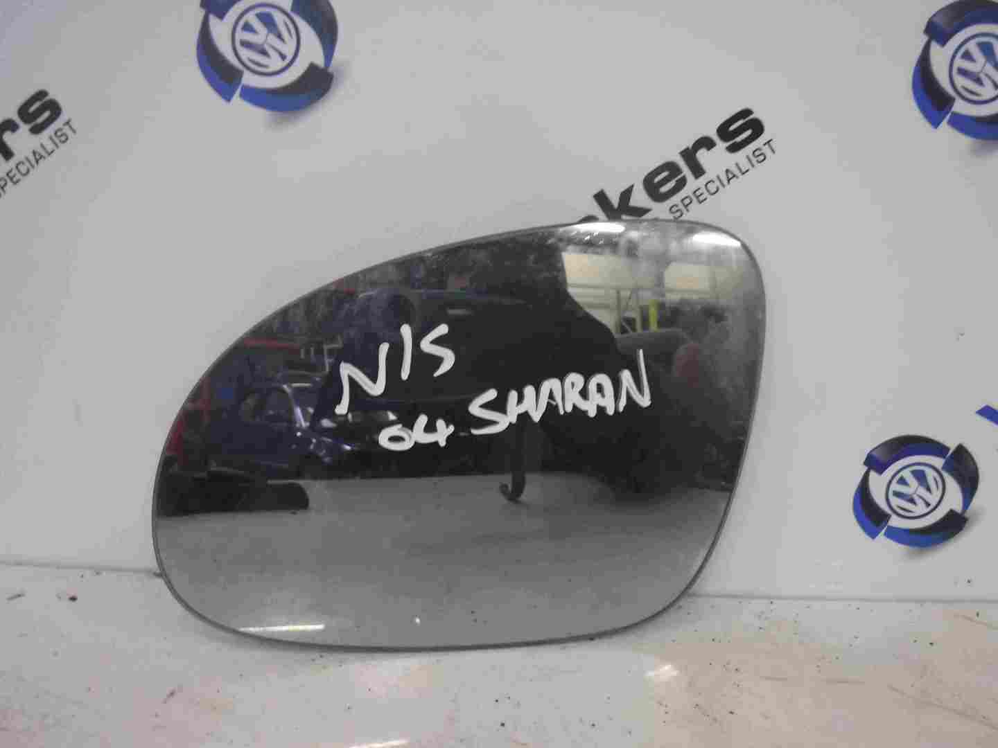 Volkswagen Sharan 2000-2009 Passenger NS Wing Mirror Glass