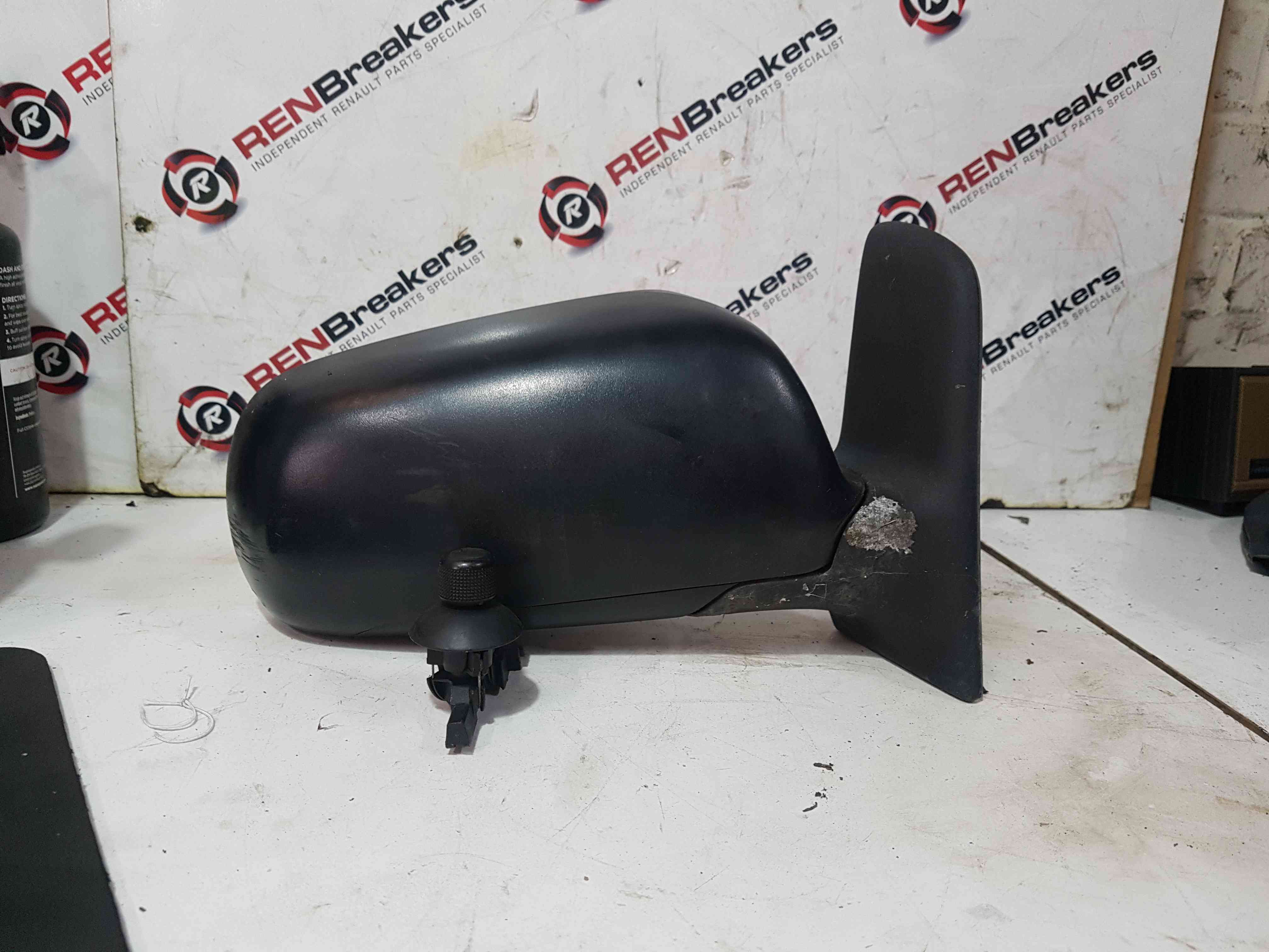 Volkswagen Sharan MK1 2000-2003 Passenger Ns Wing Mirror Black Lc9z Manual