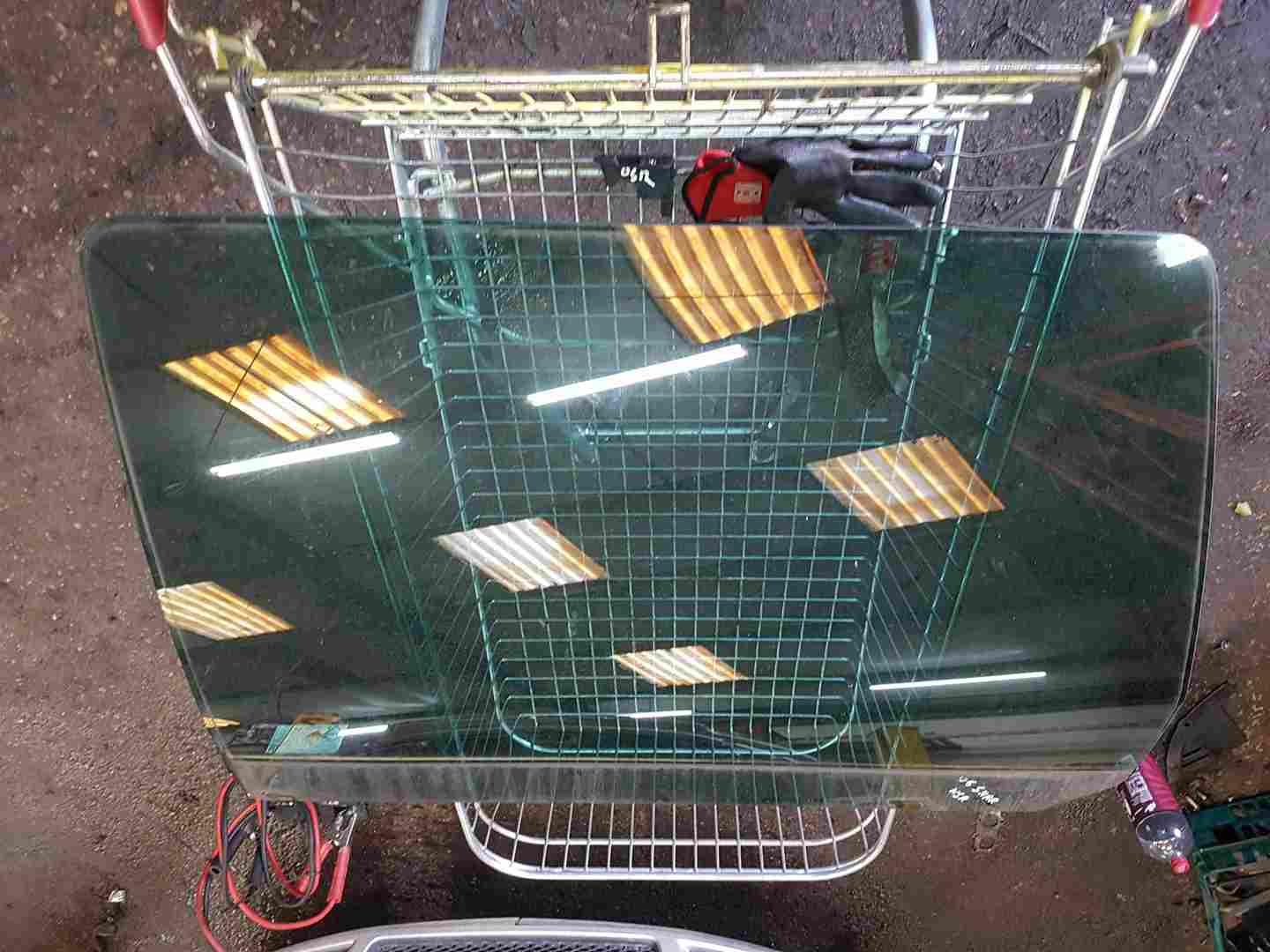 Volkswagen Sharan MK1 2004-2010 Passenger NSR Rear Glass Tinted