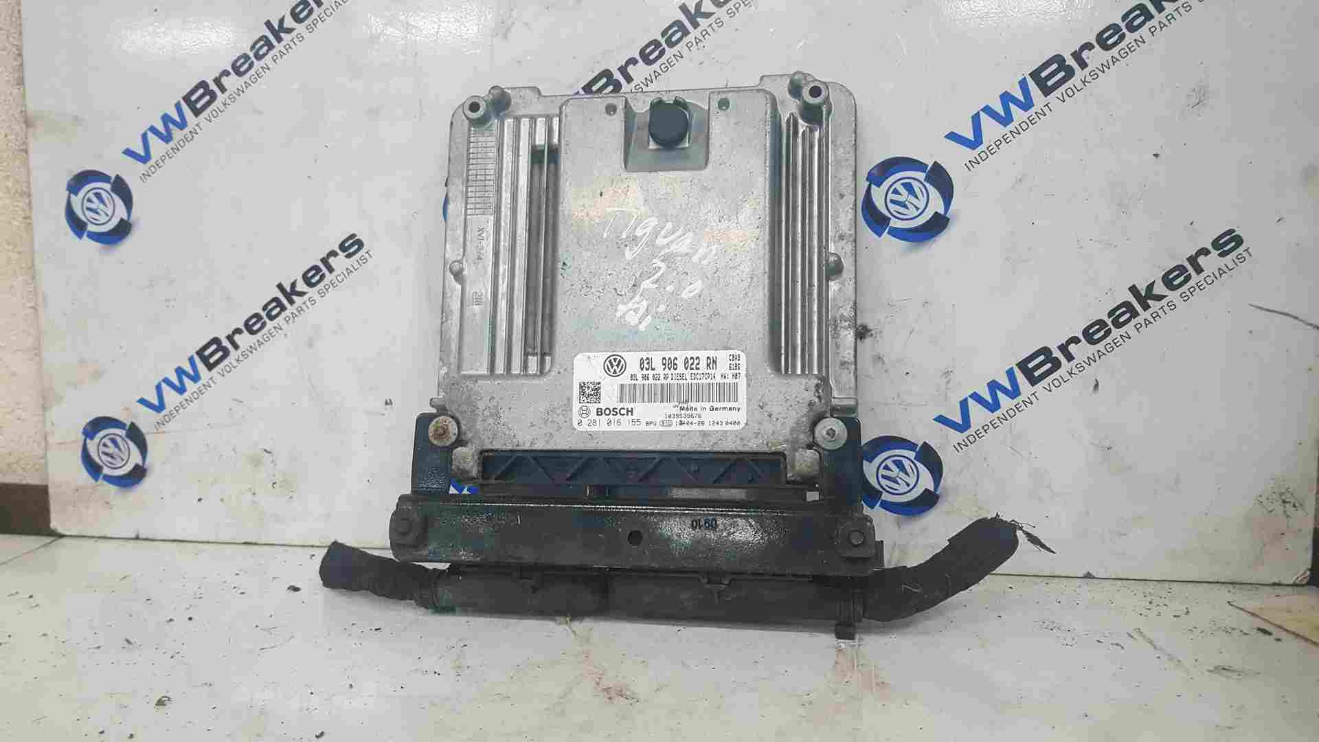 Volkswagen Tiguan 2007-2011 Engine Control Unit Module ECU 2.0 TDI 03L906022RN