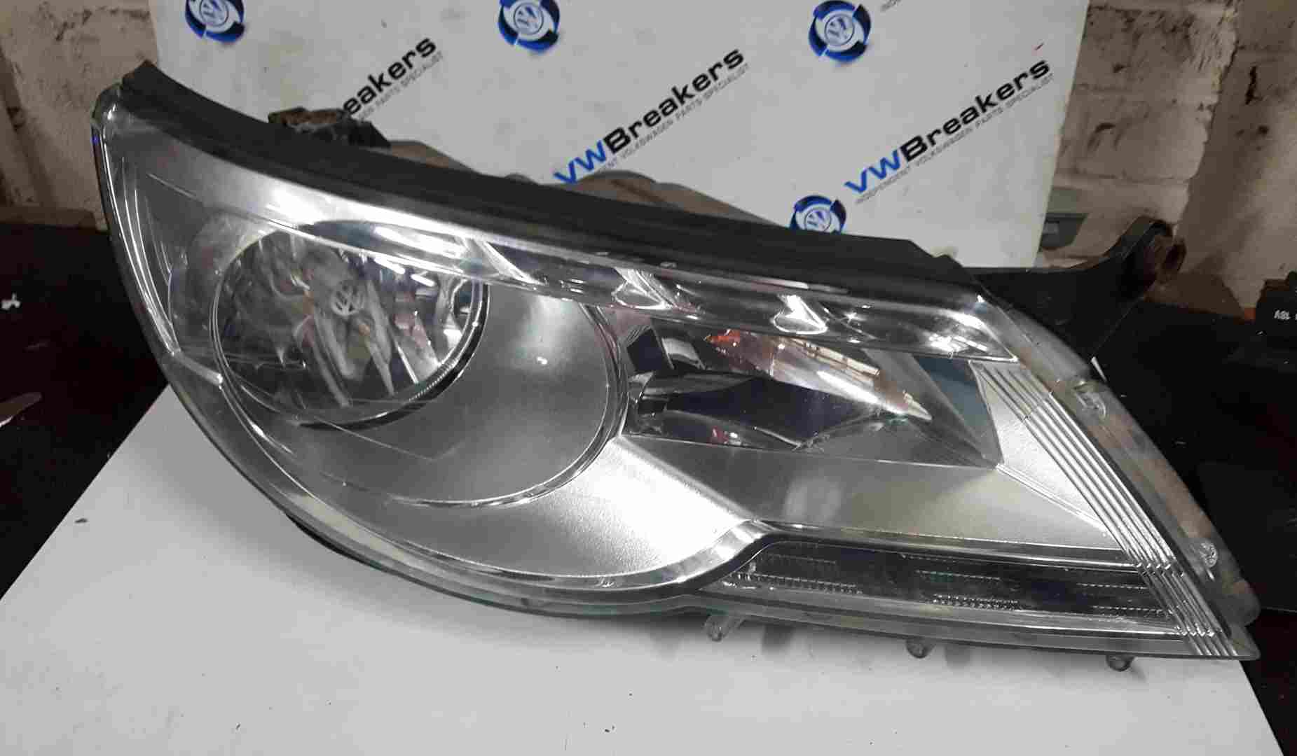 Volkswagen Tiguan 2007-2011 Drivers OSF Front Headlight 5N2941032k