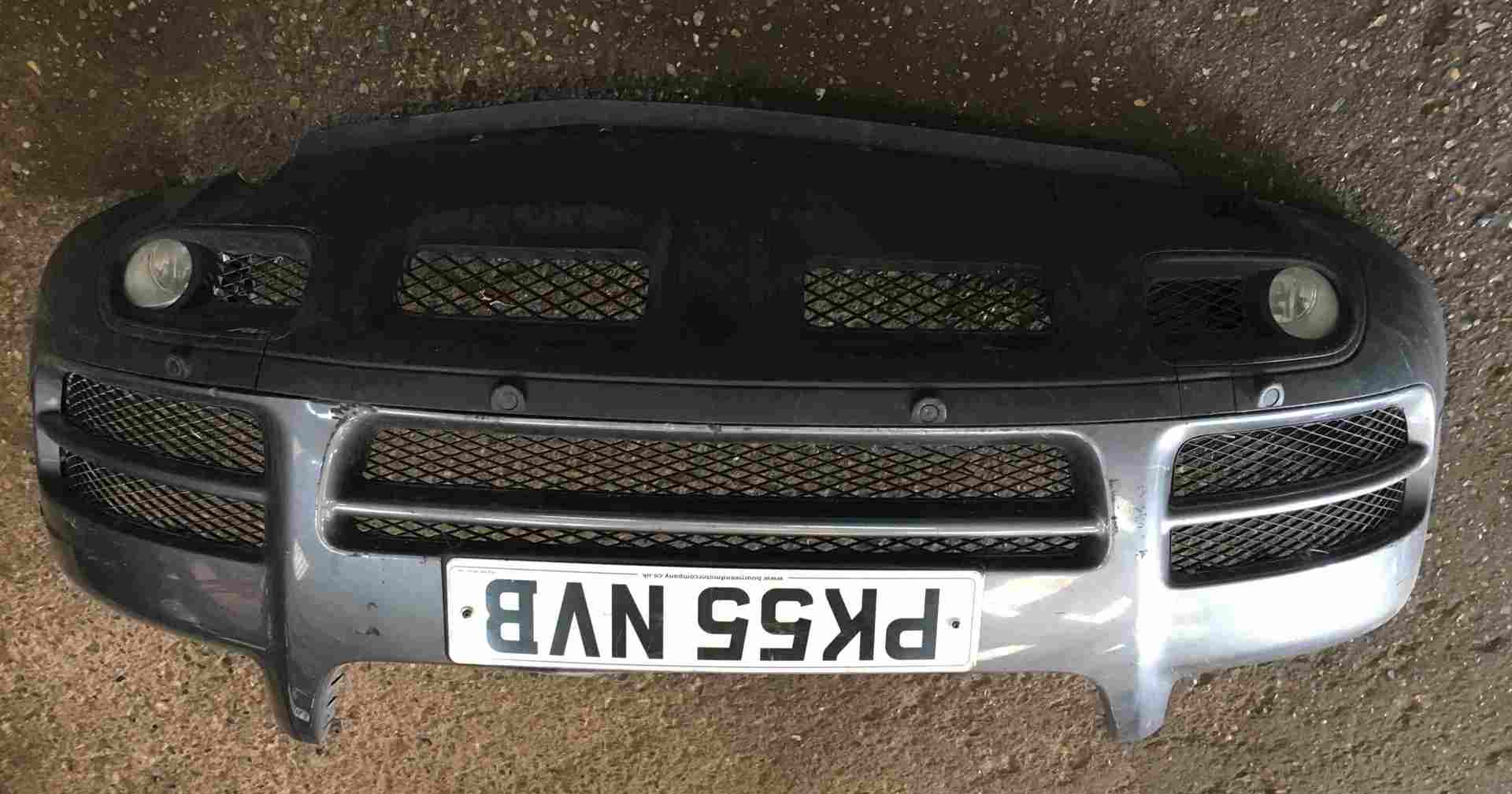 Volkswagen Touareg 2002-2006 Front Bumper Grey LD7Z
