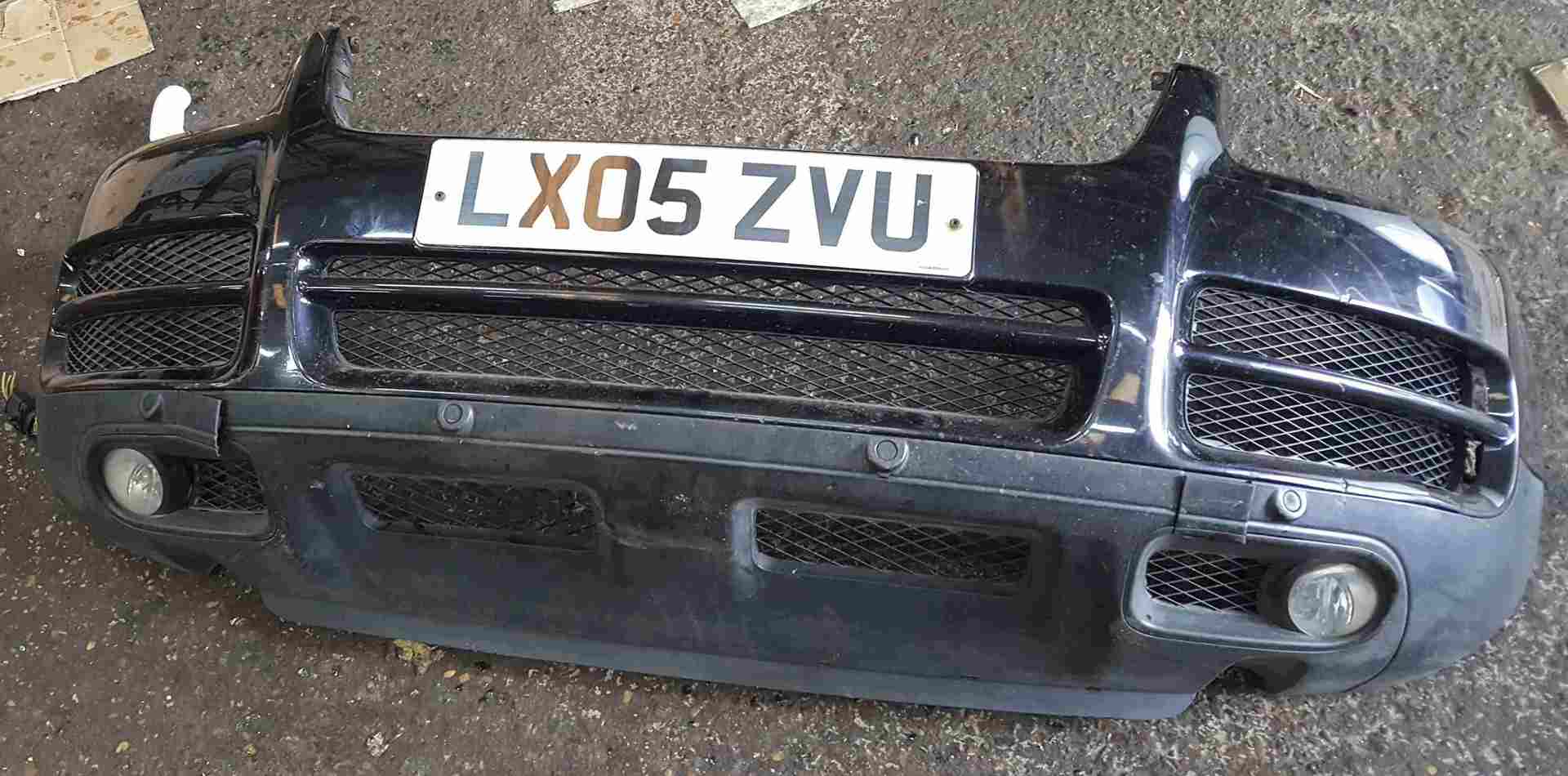 Volkswagen Touareg 2002-2007 Front Bumper Black LC9Z