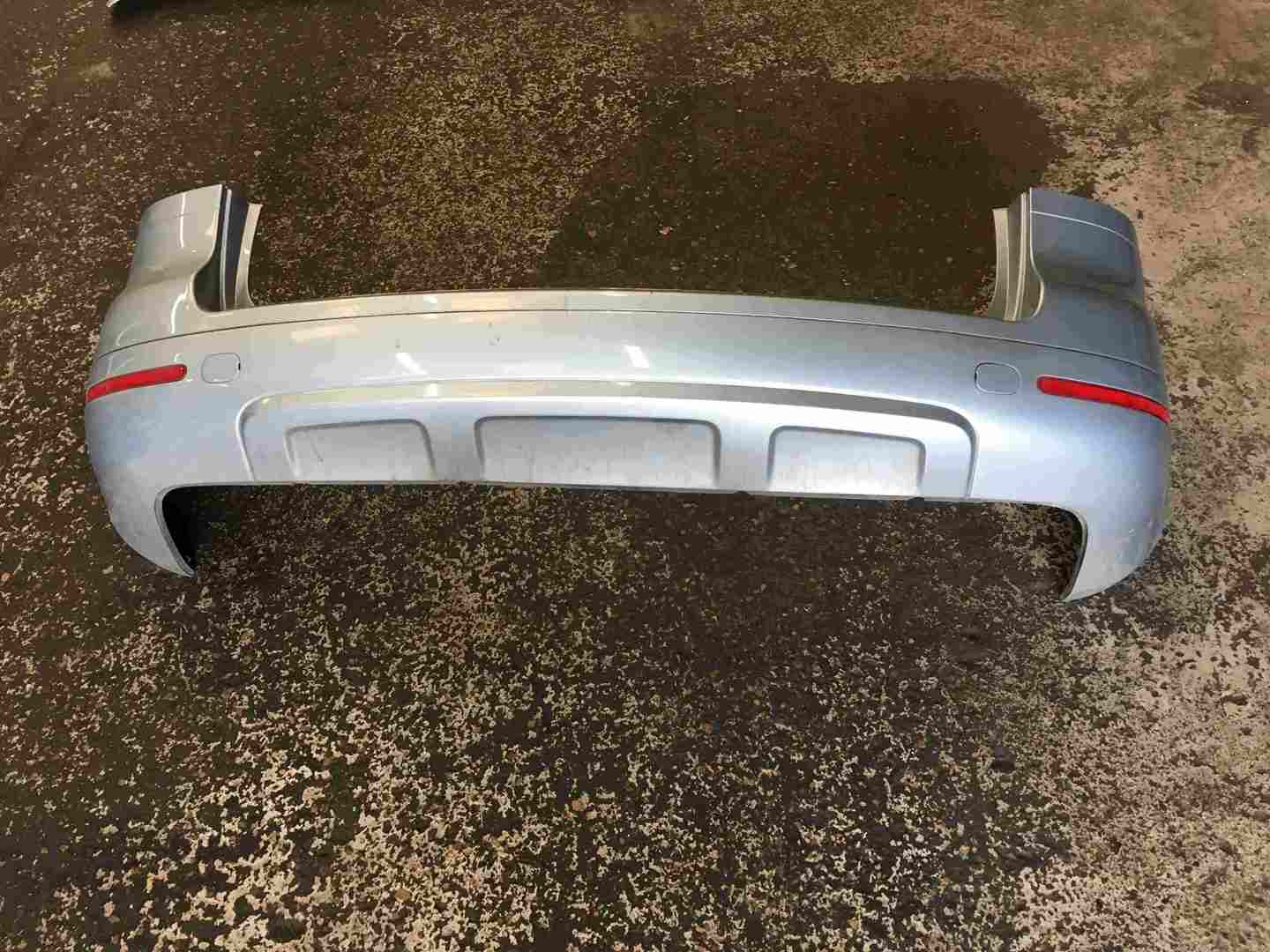Volkswagen Touareg 2002-2007 Rear Bumper Silver Blue LB5S