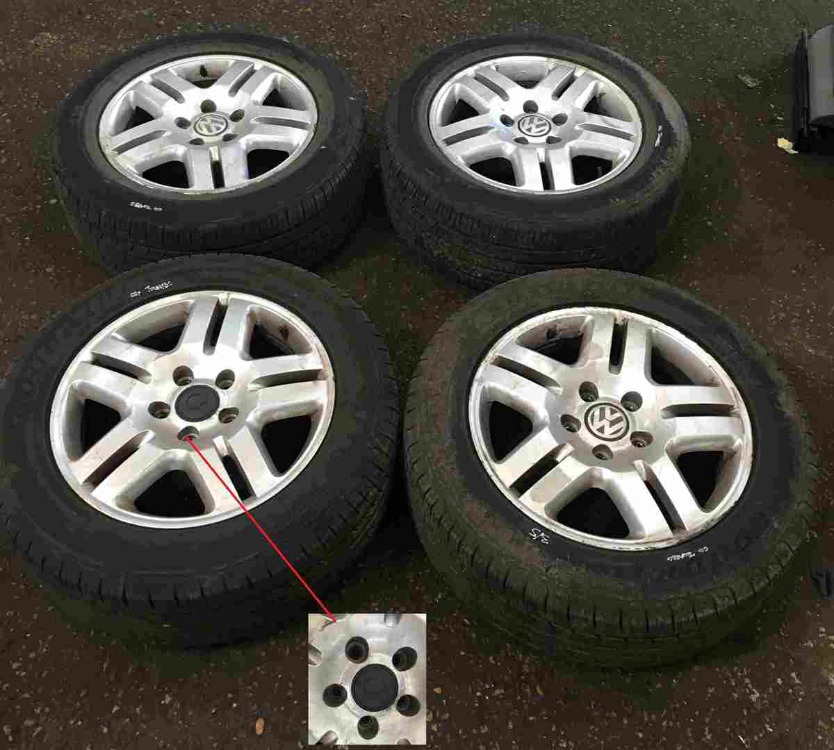 Volkswagen Touareg 2002-2007 Ronal Alloy Wheels Set 255 55 18 5x130 7L6601025