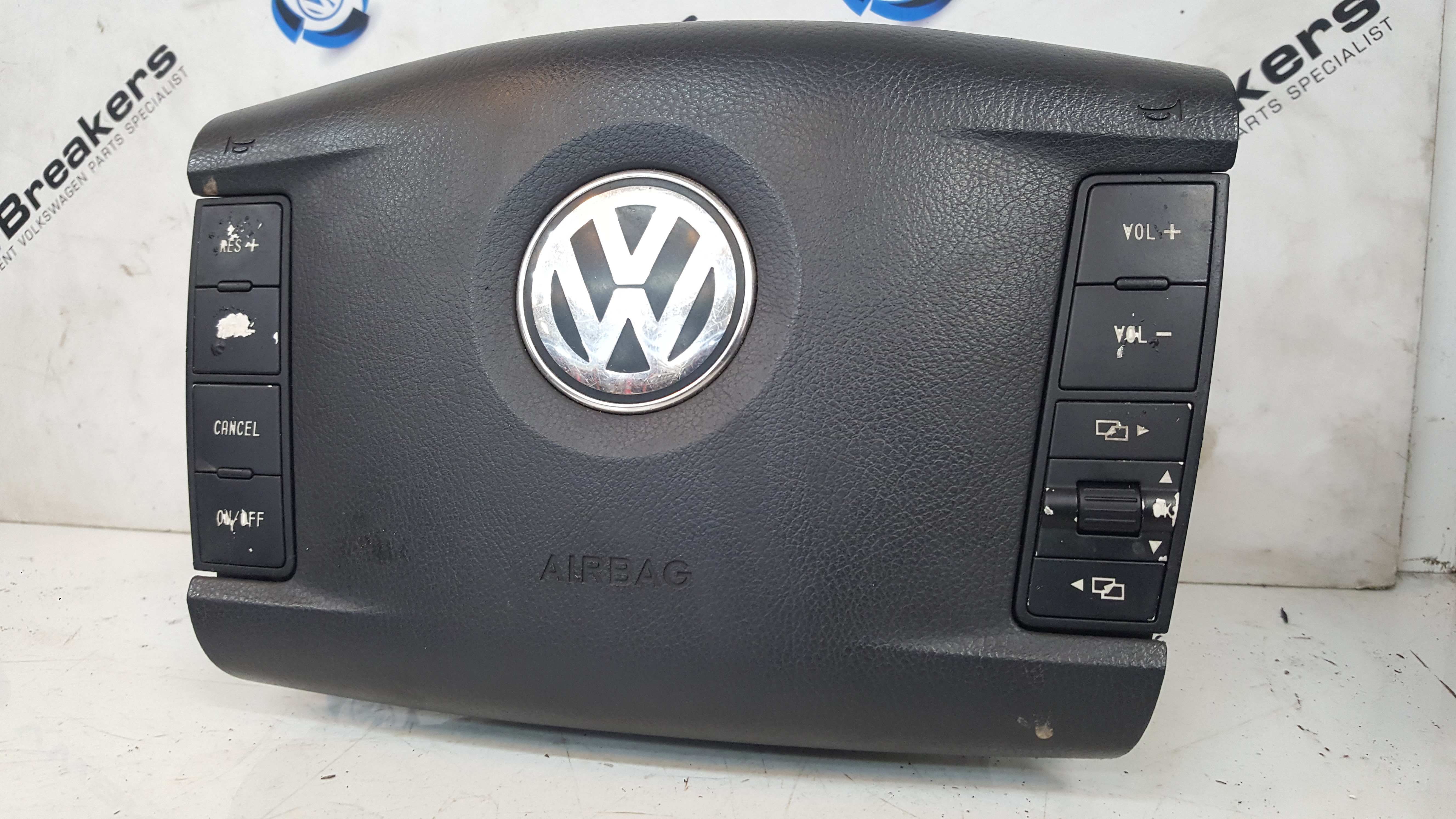 Volkswagen Touareg 2002-2007 Steering Wheel Air With Buttons 7l6880201cp