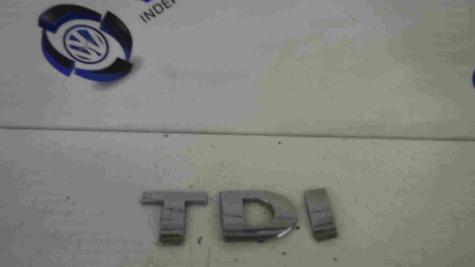 Volkswagen MK4 Golf 1997-2004 TDI Rear Boot Tailgate Badge Letters