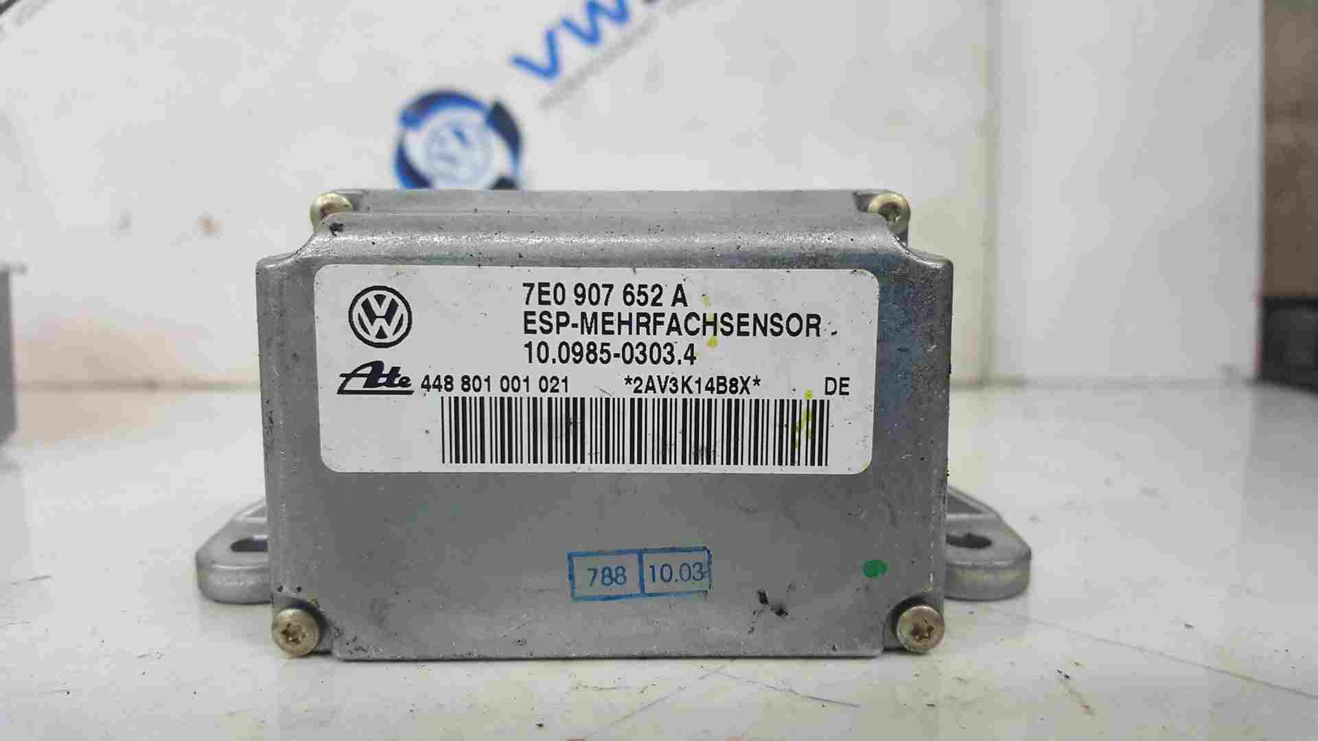 Volkswagen Touareg 2002-2007 Touareg 7L YAW Rate Speed Sensor 7E0907652a