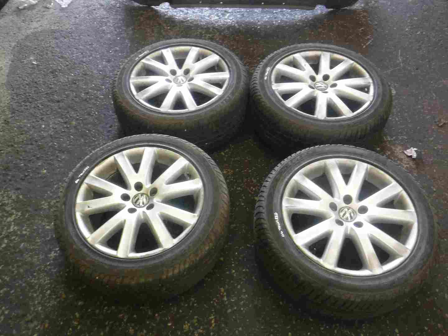 Volkswagen Touareg 2003-2007 Desert Alloy Wheels Set X4 + Tyres 275 45 19 7mm