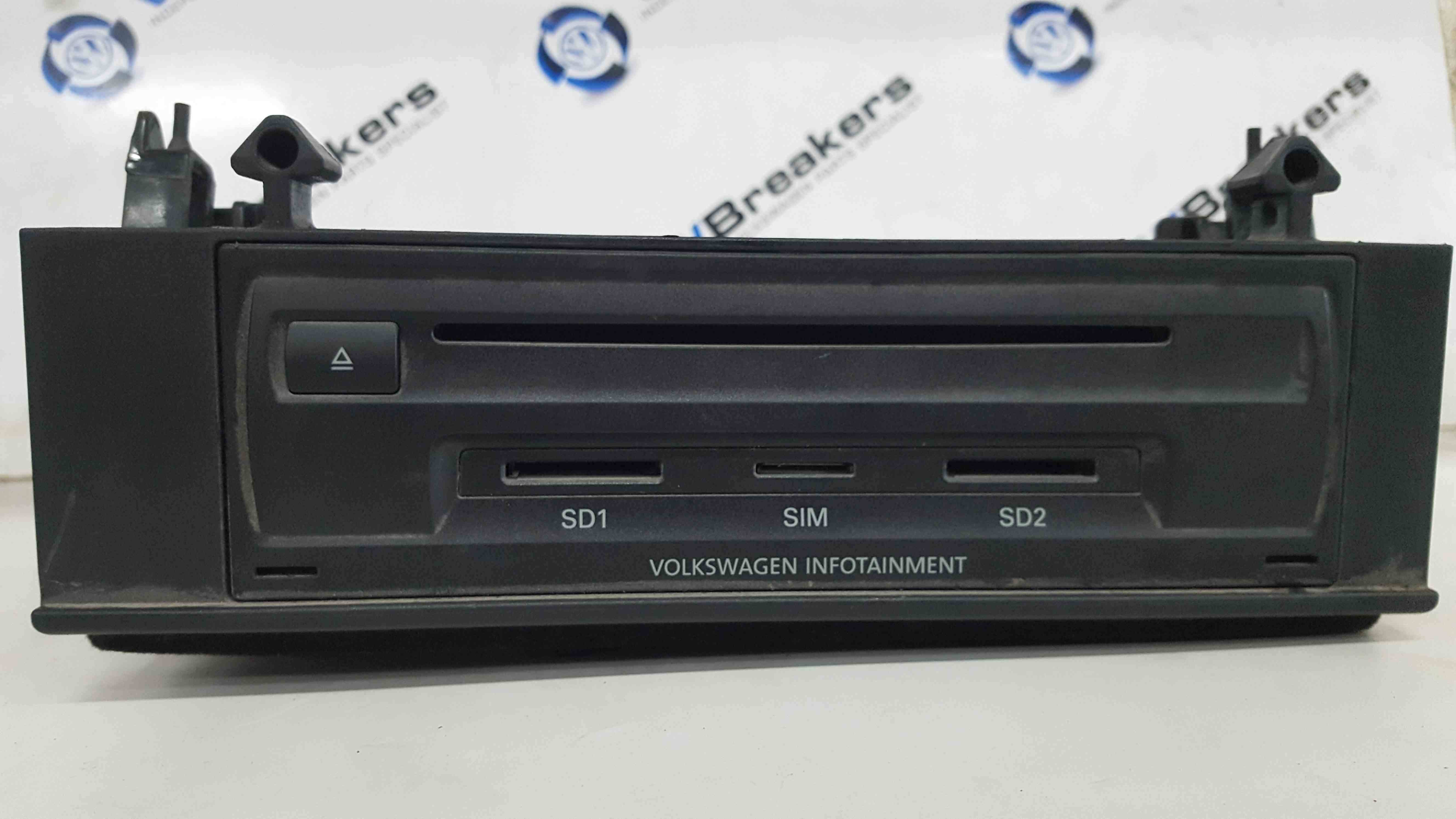 Volkswagen Touareg 2010-2018 7P 7P6858408 Cd DVD Sim Sd Card Navi Reader