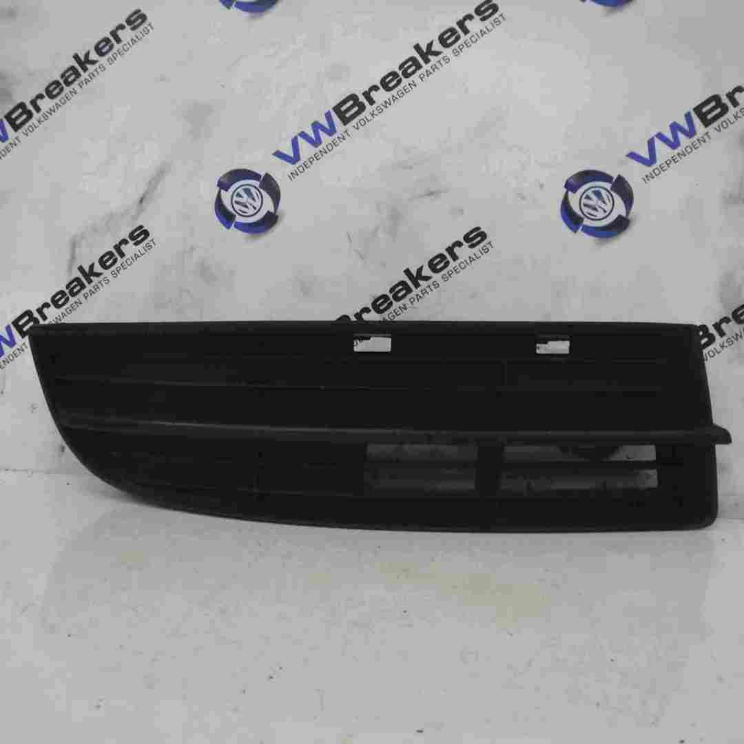 Volkswagen Touran 2003-2006 Drivers OSF Front Bumper Bottom Grill Insert