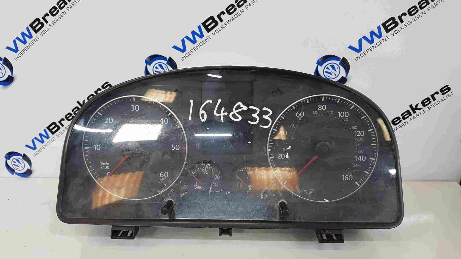 Volkswagen Touran 2003-2006 Instrument Panel Dials Clocks Cluster 164K