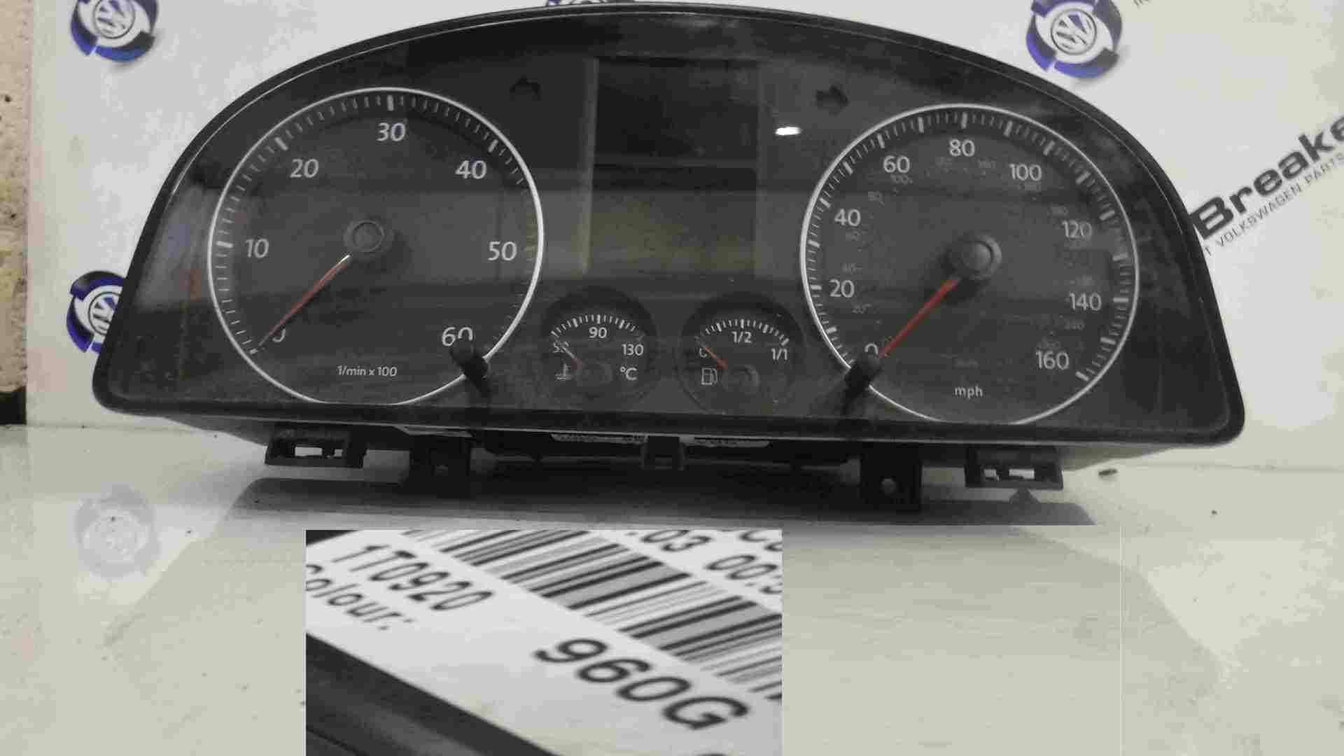 Volkswagen Touran 20032006 Instrument Panel Dials Gauges Clocks 206K