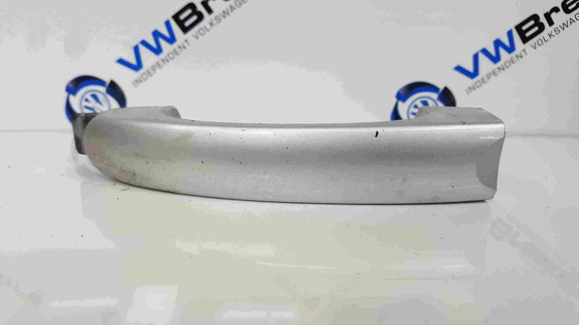 Volkswagen Touran 2003-2006 Passenger NSF Front Exterior Handle Silver LA7W