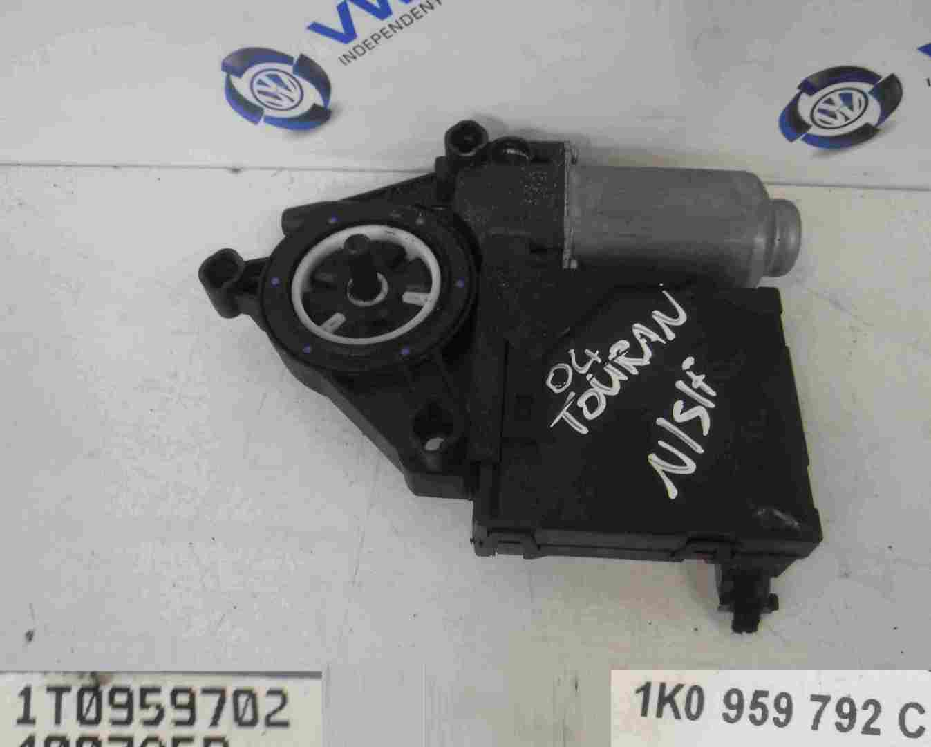 Volkswagen Touran 2003-2006 Passenger NSF Front Window Motor 1K0959792C