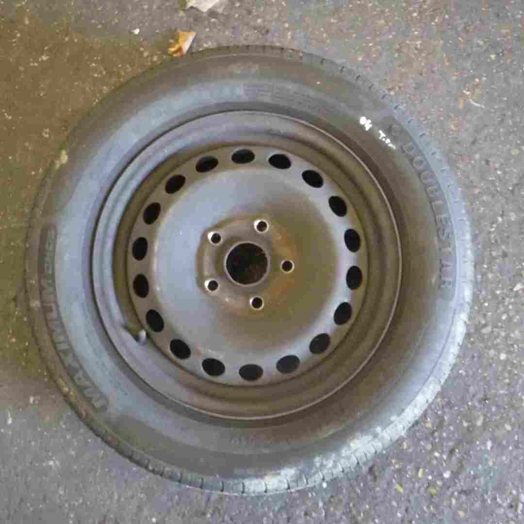 Volkswagen Touran 2003-2006 Steel Wheel Rim + Tyre 195 65 15 7mm Tread