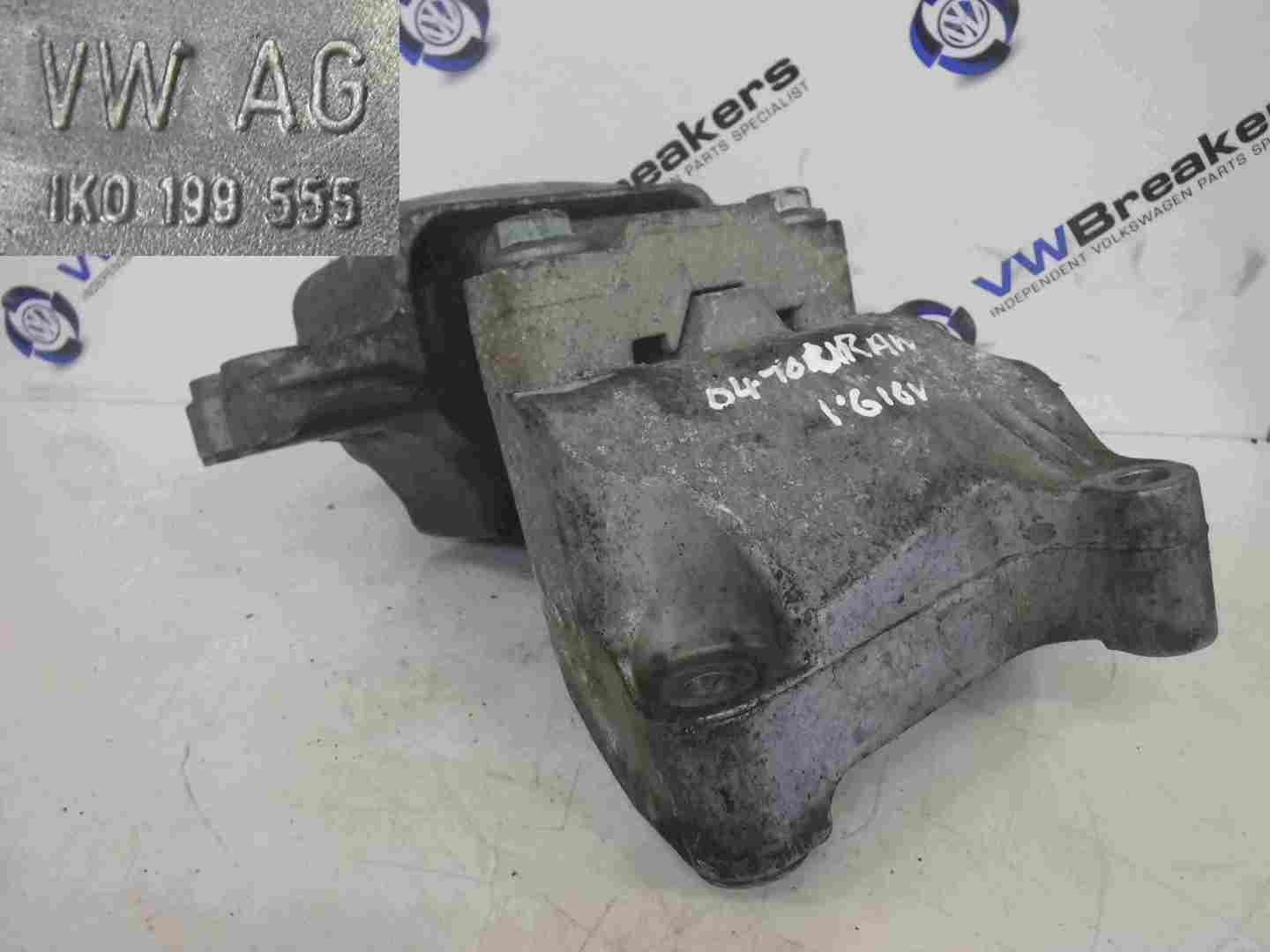 Volkswagen Touran 2003-2010 1.6 16v Drivers OSF Engine Mount Bracket 1K0199555