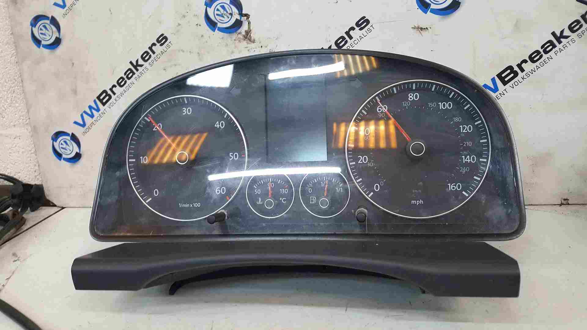 Volkswagen Touran 2006-2010 Instrument Panel Dials Clocks Speedo 1T0920974A