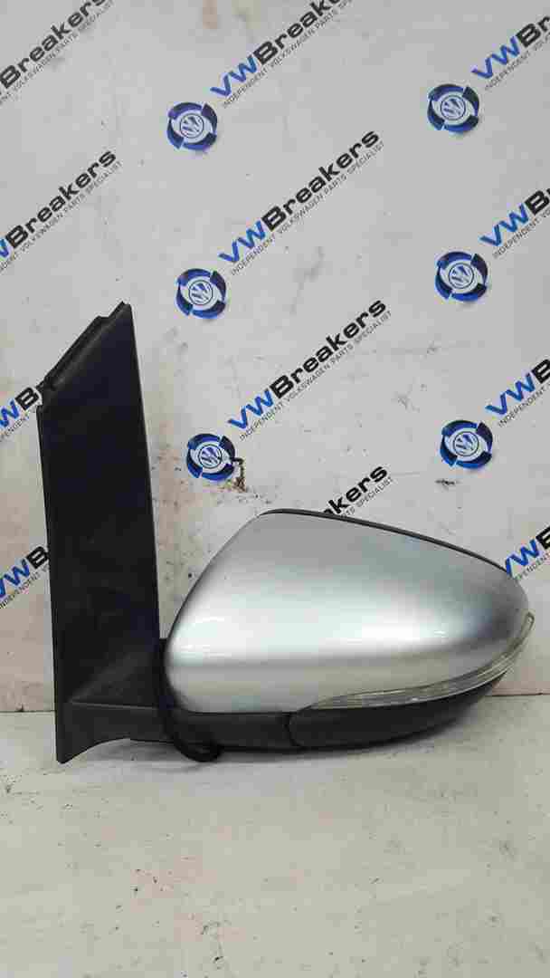 Volkswagen Touran 2006-2010 Passenger Ns NSF Wing Mirror Silver La7w Facelift