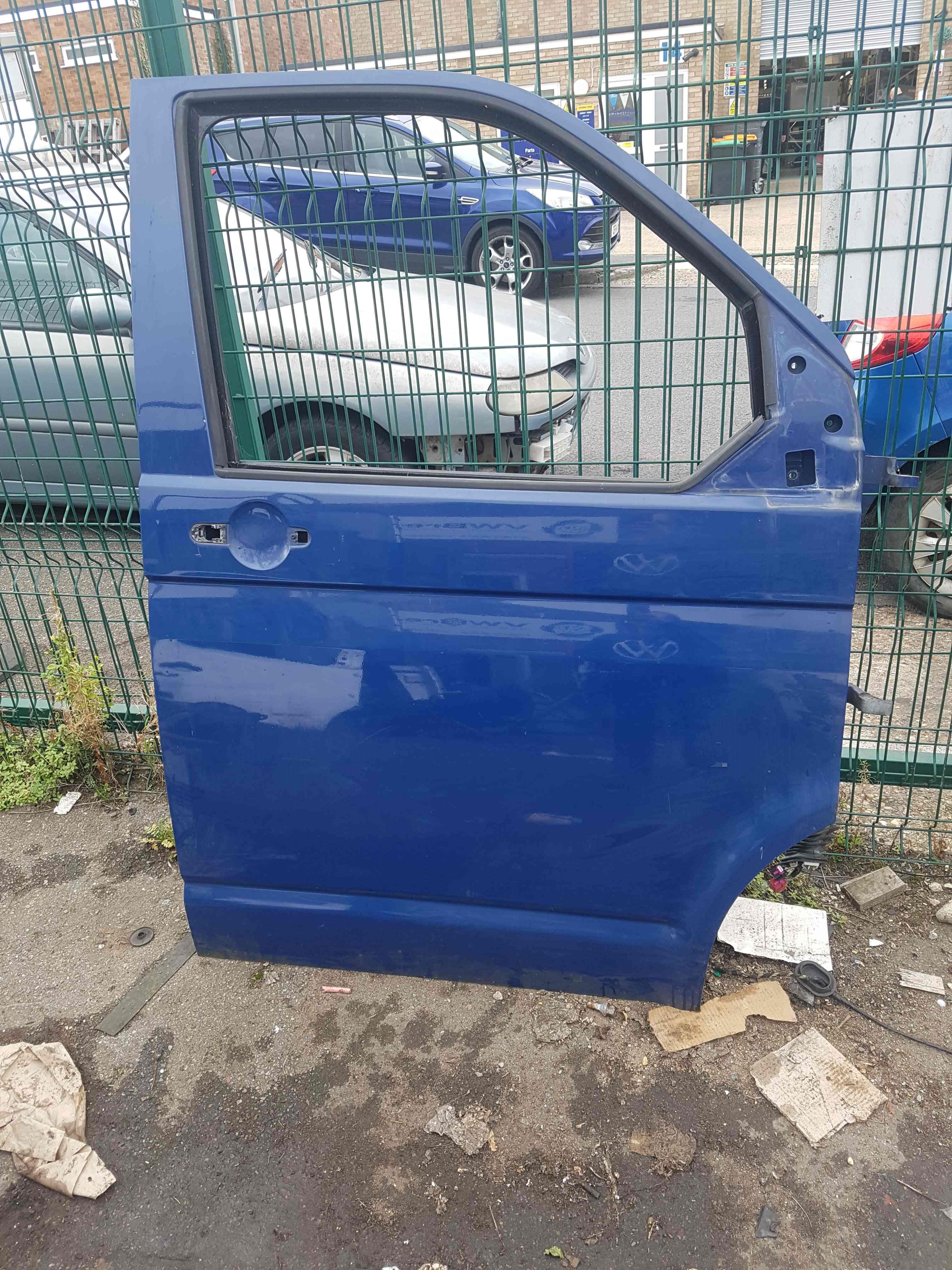 Volkswagen Transporter T5 2003-2009 Driver OSF Front Door Blue Li5m