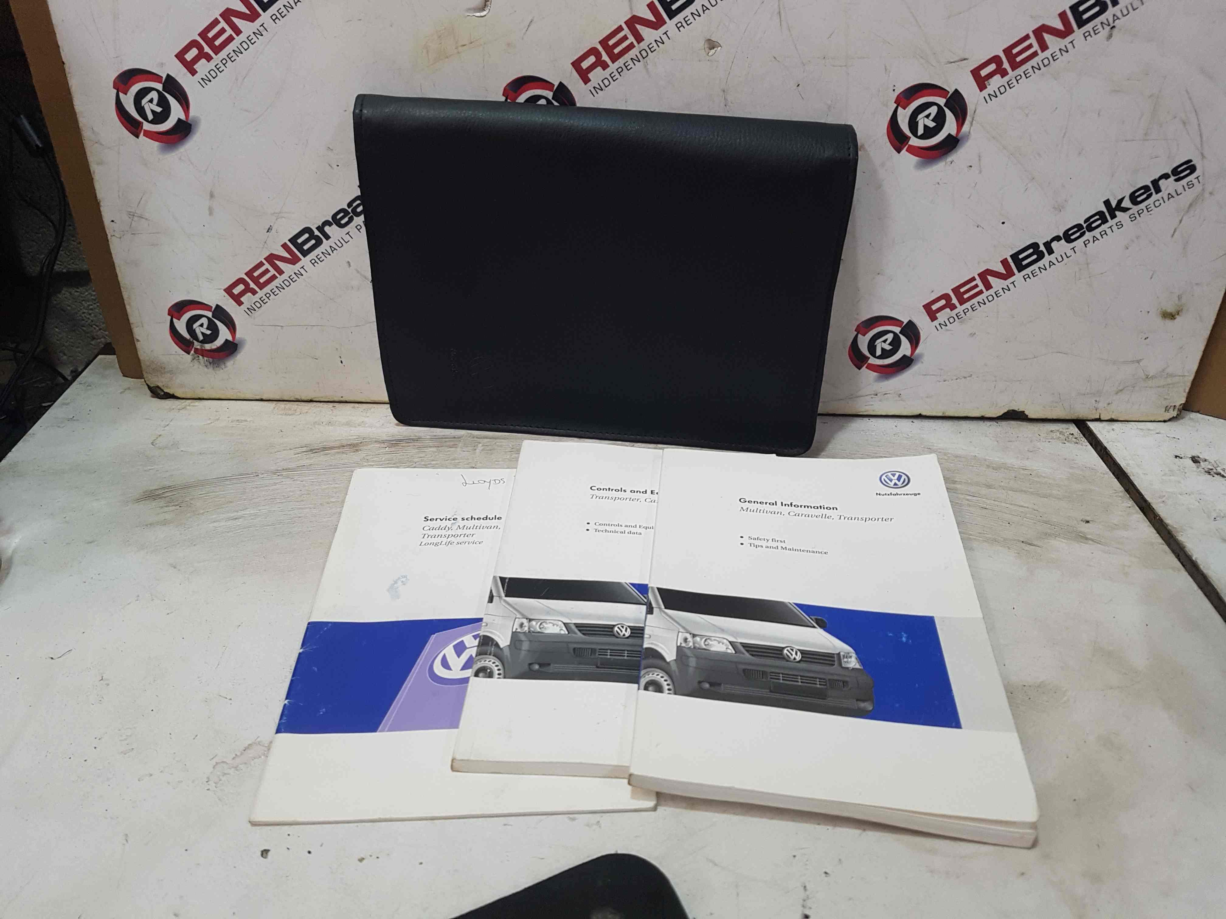 Volkswagen Transporter T5 2003-2009 Handbook Functions Service Safety + Wallet