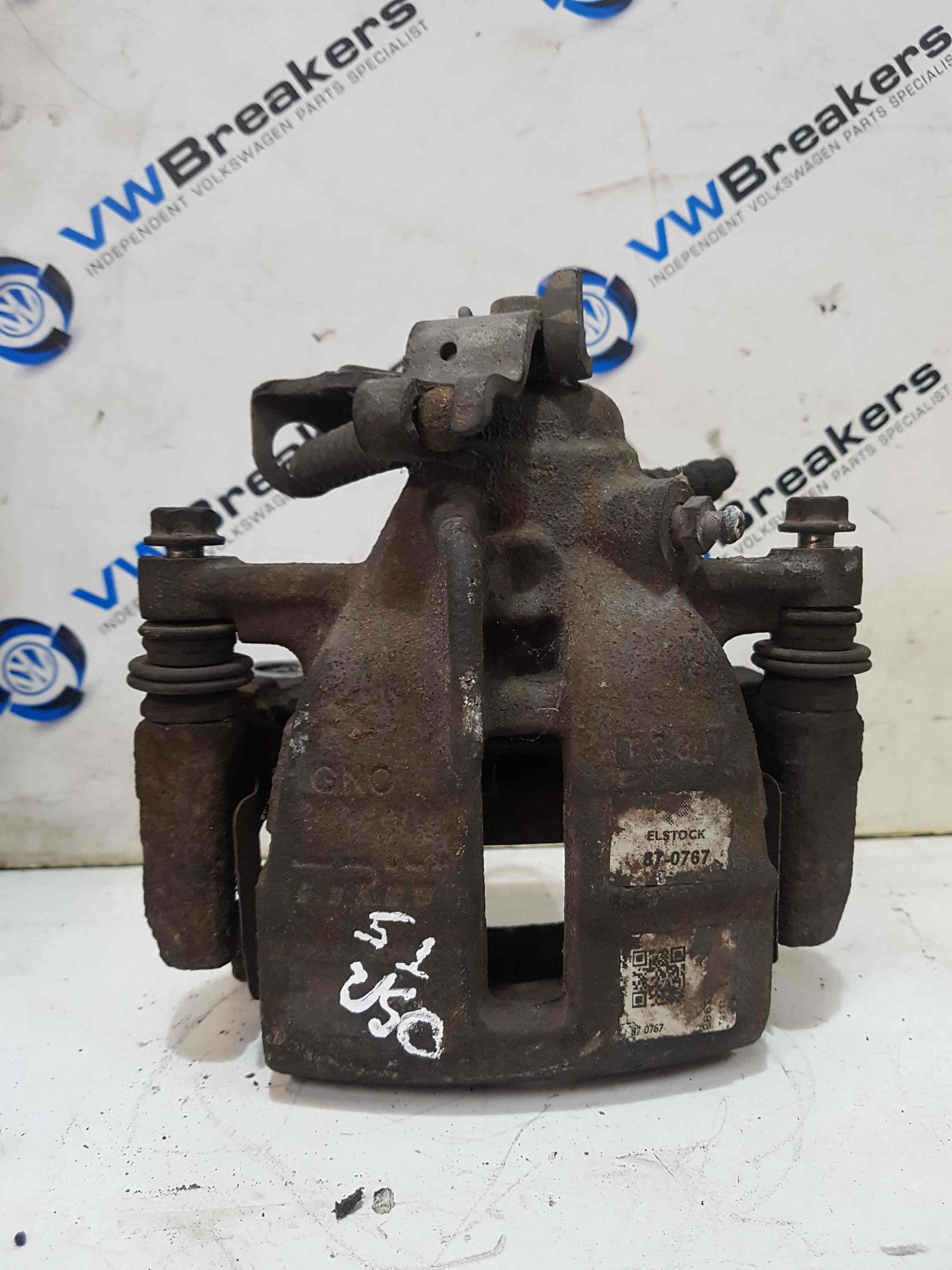 Volkswagen Transporter T5 2003-2009 OSR Brake Caliper 2.5 TDI Drivers Rear