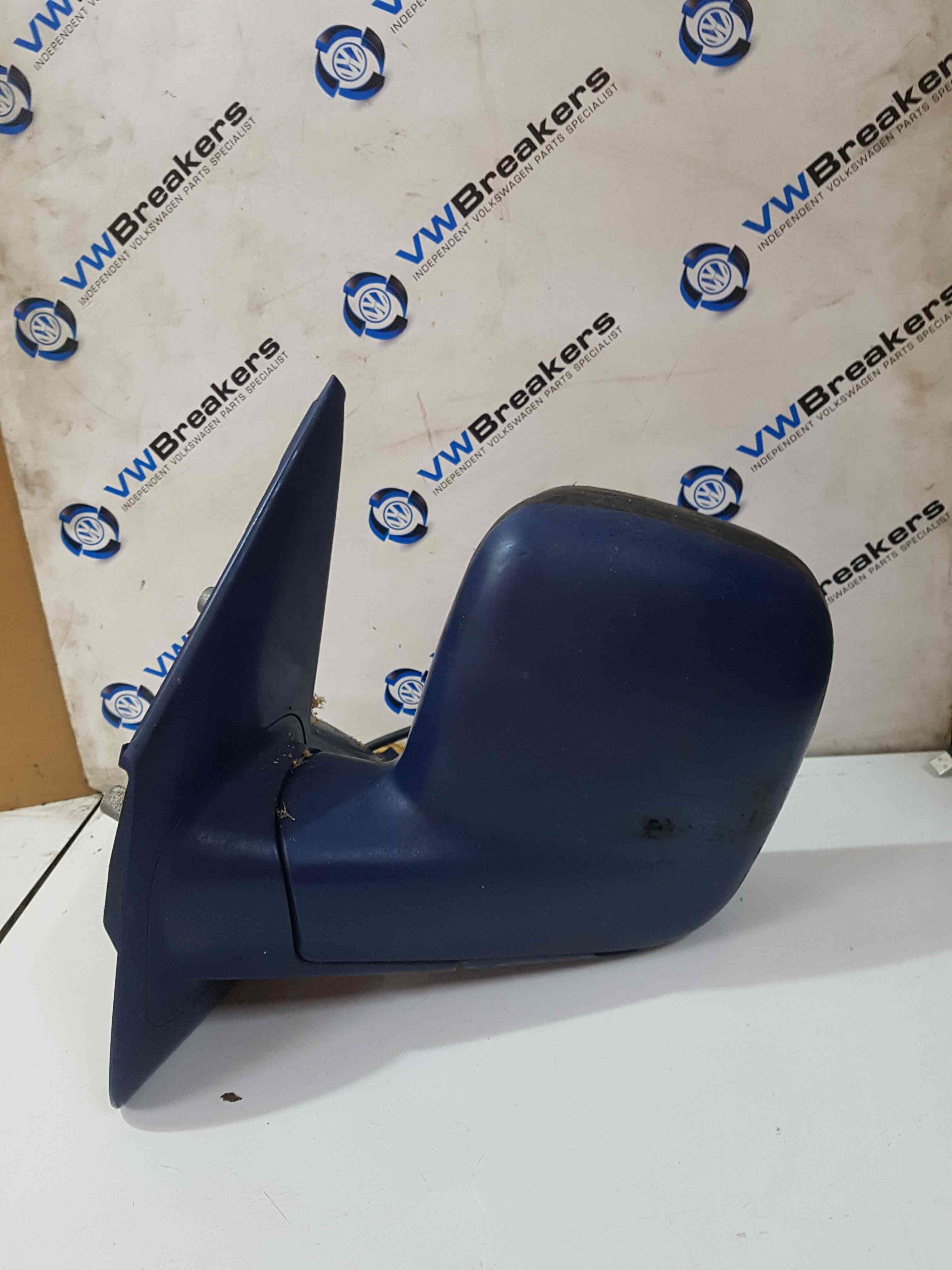 Volkswagen Transporter T5 2003-2009 Passenger Ns Wing Mirror Plain Blue
