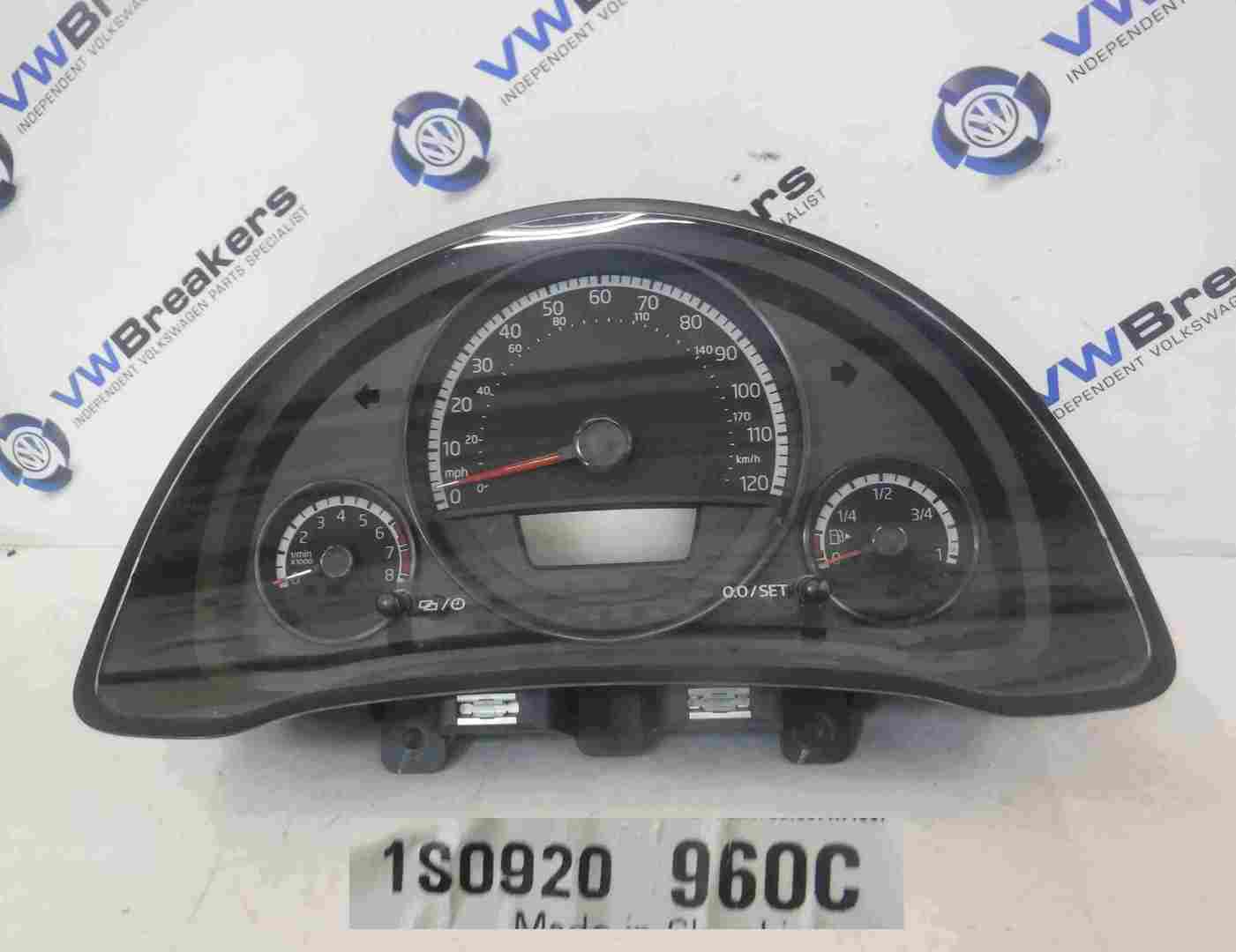 Volkswagen UP 2011-2017 Instrument Panel Dials Gauges Cluster Clocks 45000K