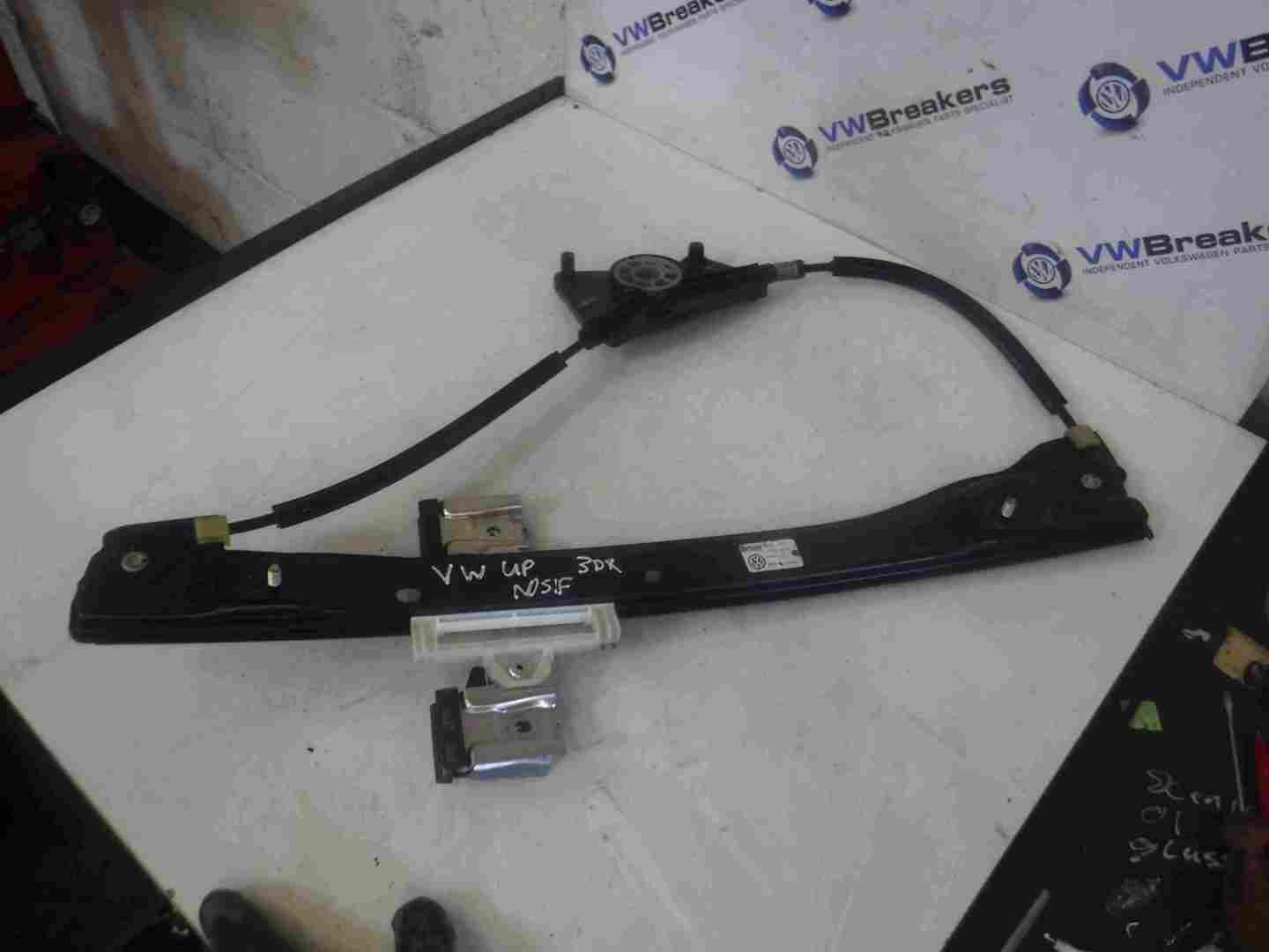 Volkswagen UP 2011-2017 Passenger NSF Front Window Regulator 3dr